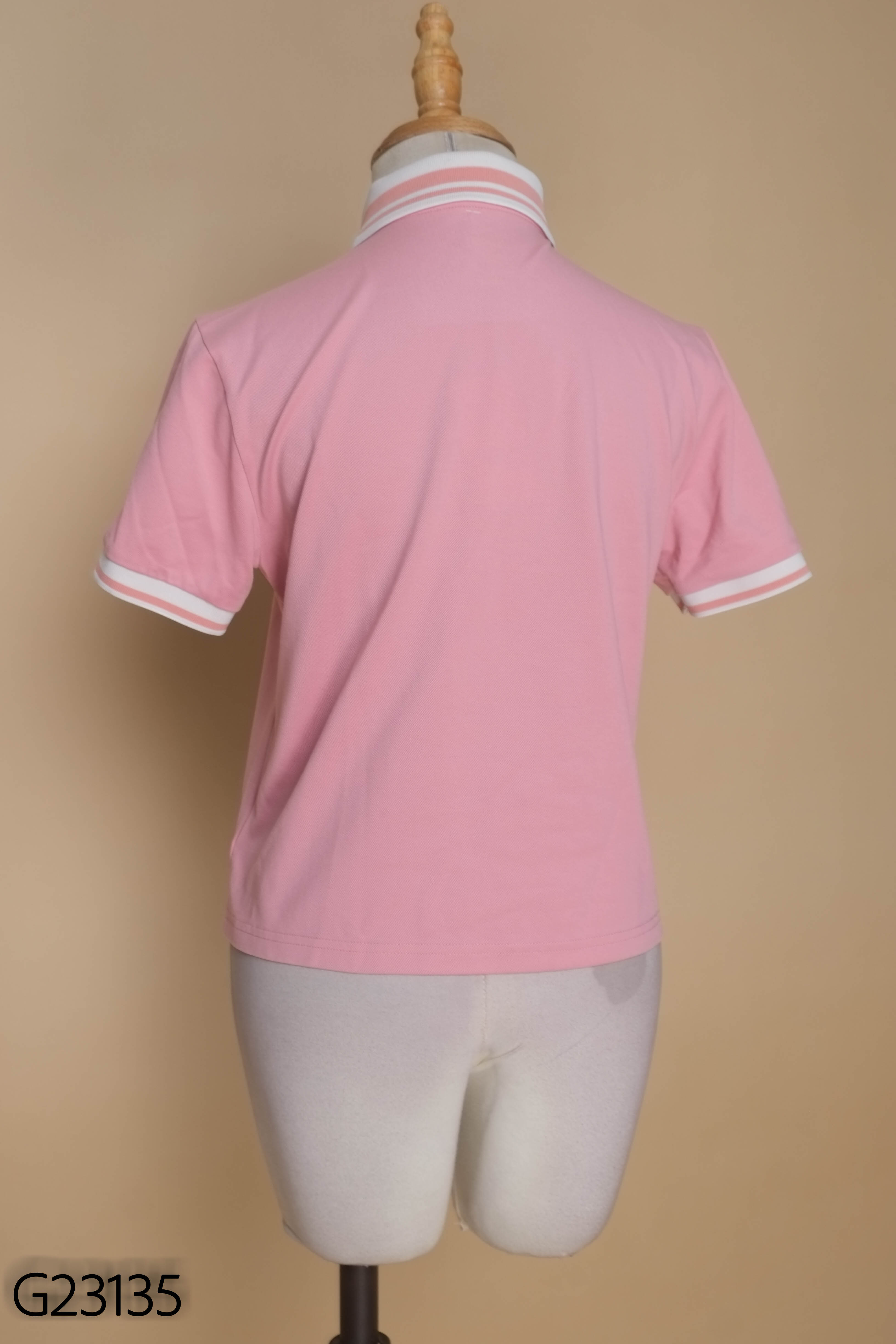 Áo polo hồng YODY dáng ngắn