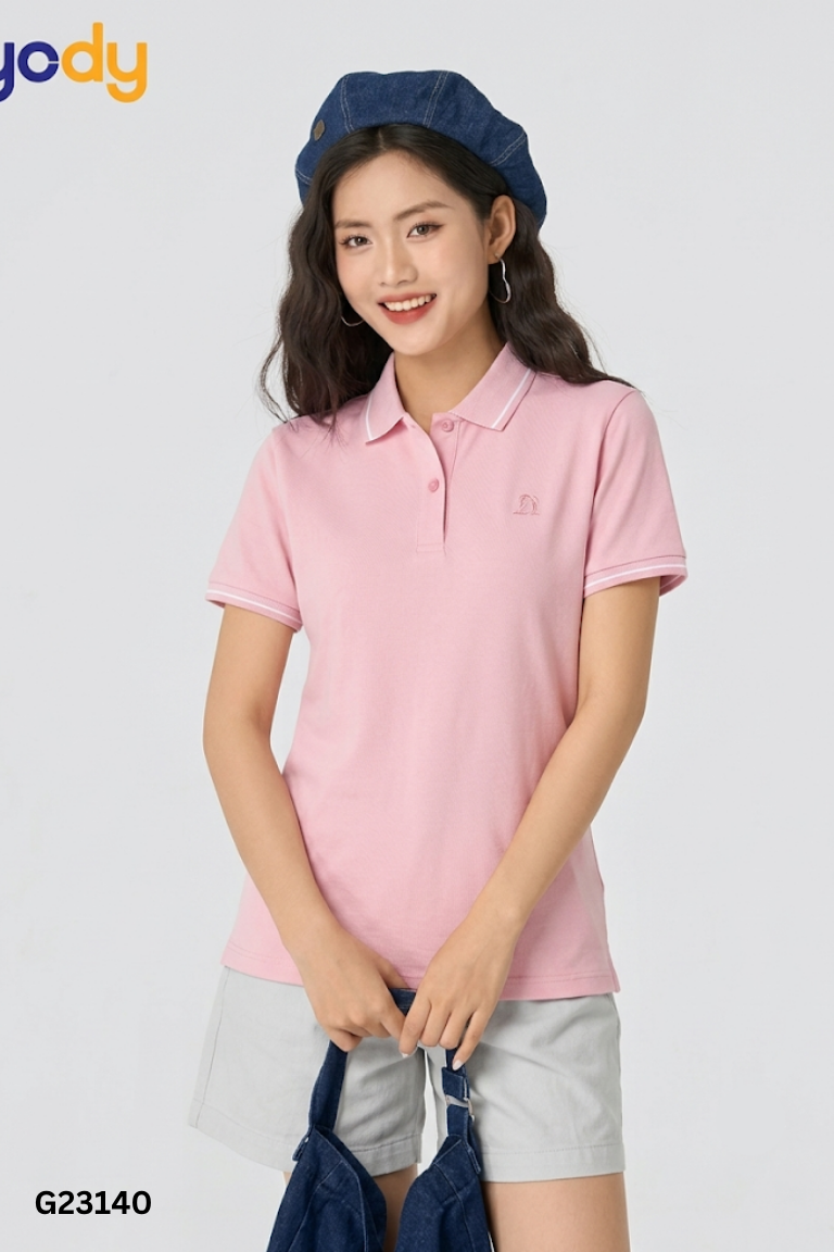 Áo polo hồng TOKYO BASIC