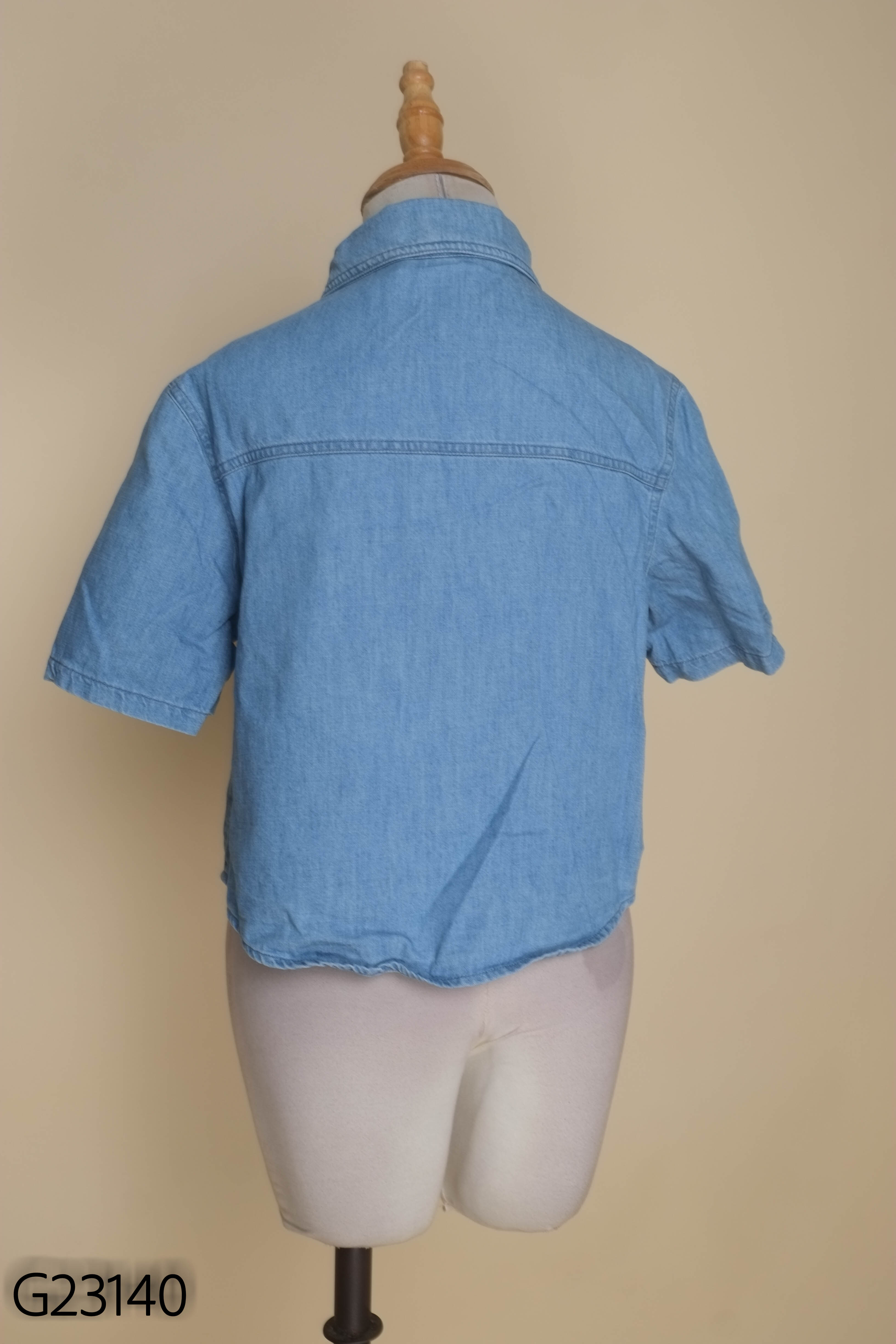 Áo sơ mi jeans xanh YODY