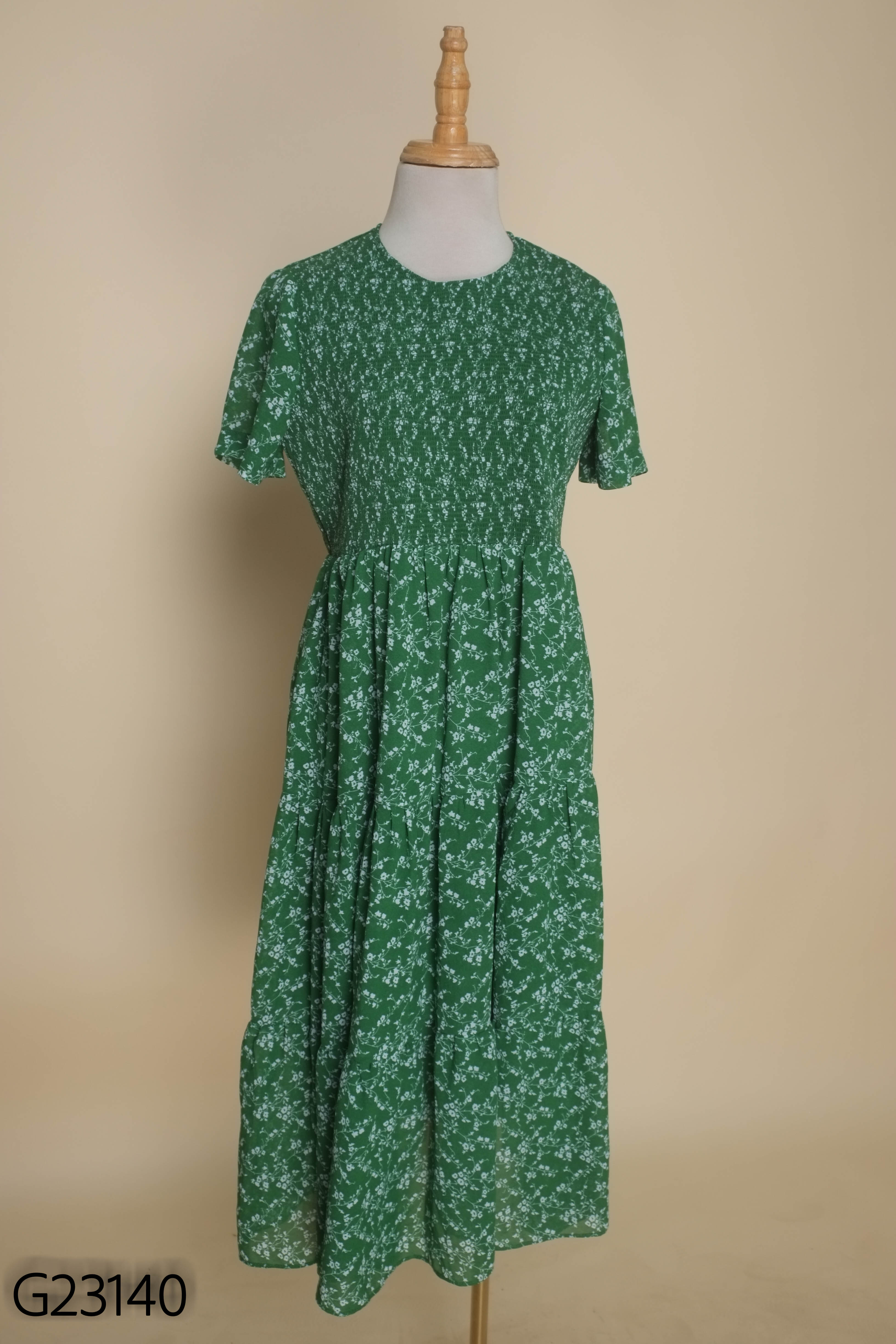 Váy xanh ZARA họa tiết