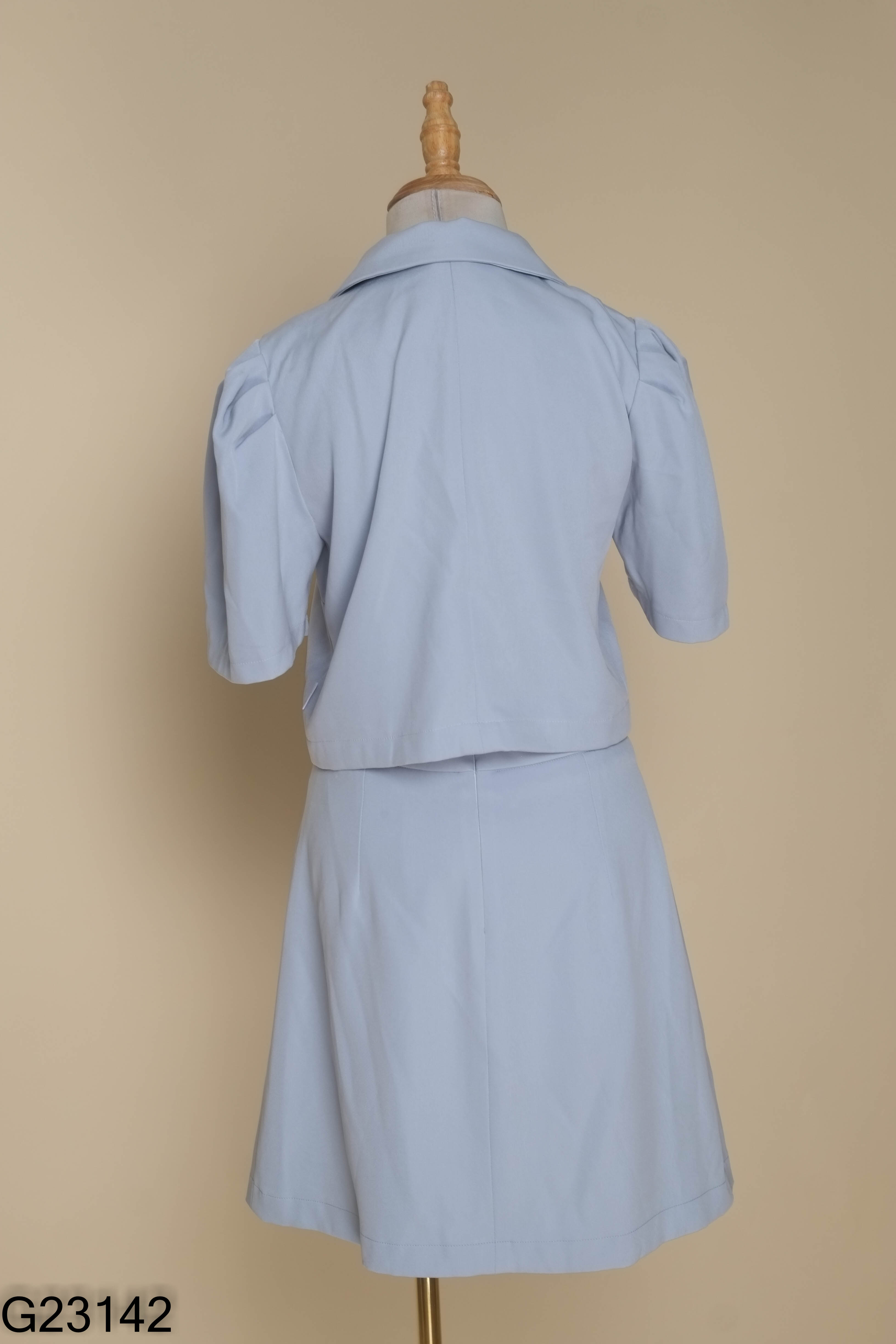 Set Áo xanh LILY'S DRESS ngắn + Chân váy