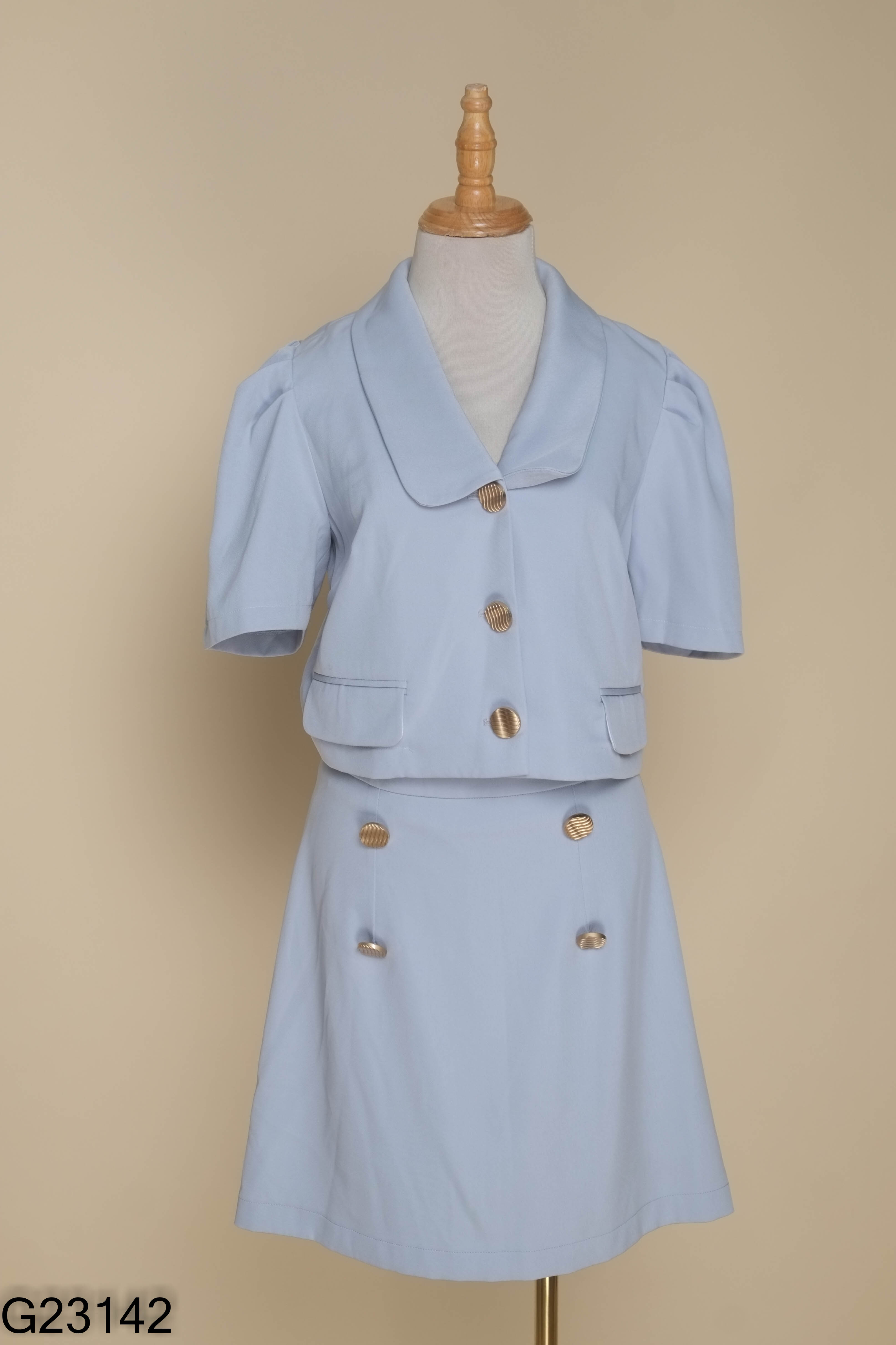 Set Áo xanh LILY'S DRESS ngắn + Chân váy