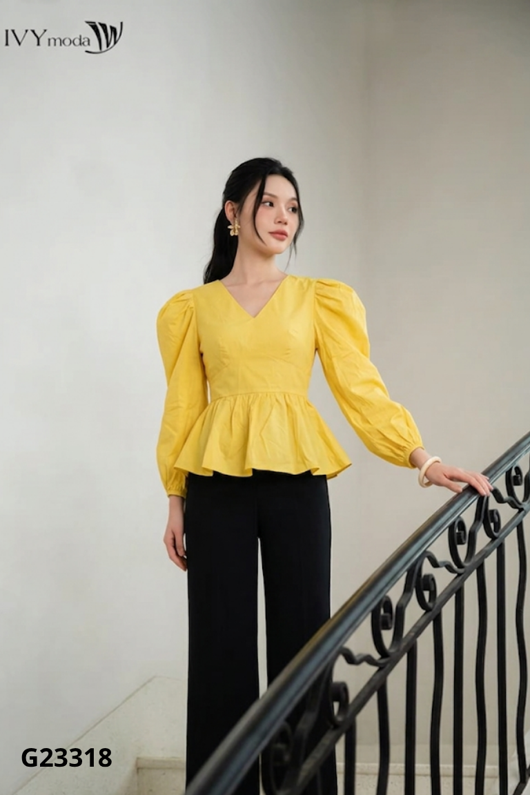 Áo IVY vàng dài tay