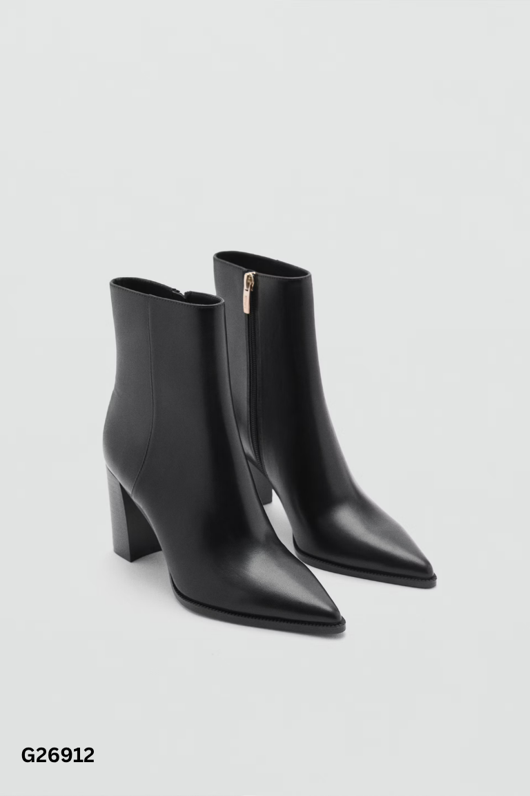 Boots da đen MANGO mũi nhọn