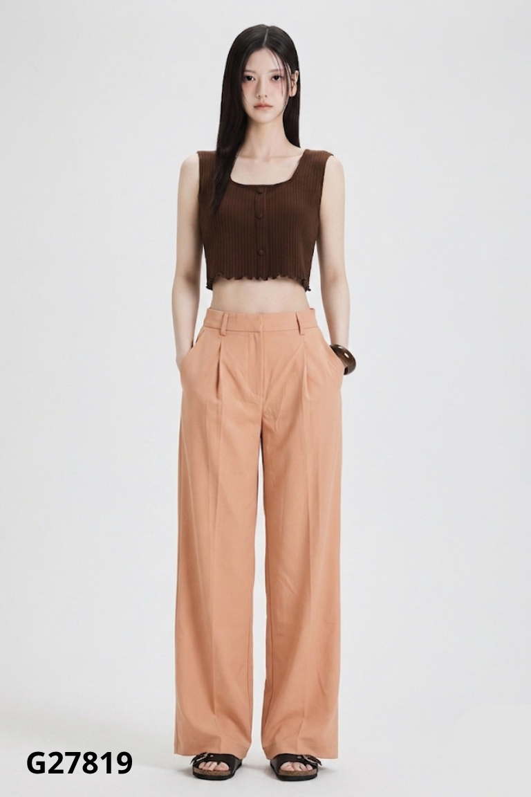 Quần MIXXO nâu trơn