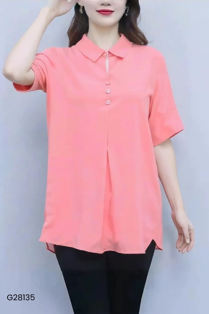 Áo hồng trơn