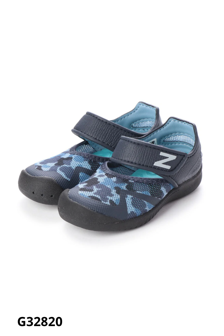 Giày NB KIDS xanh quai dán