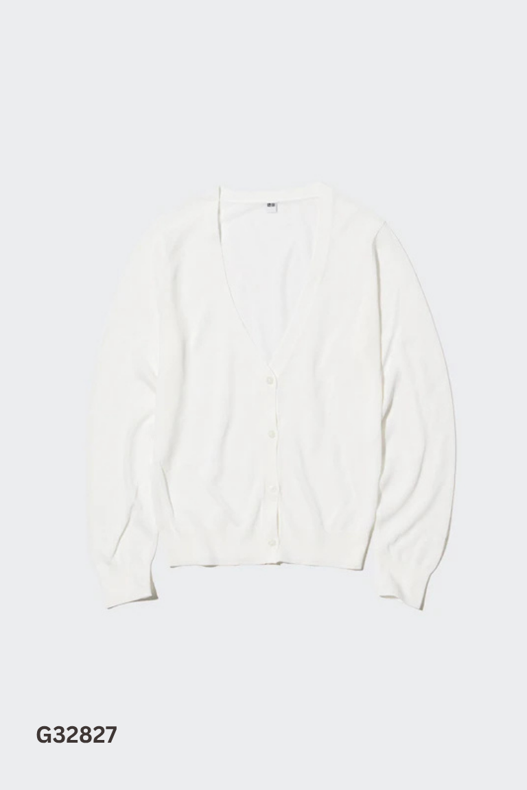 Áo len mỏng UNIQLO be