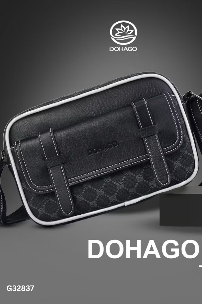 Túi xám in họa tiết