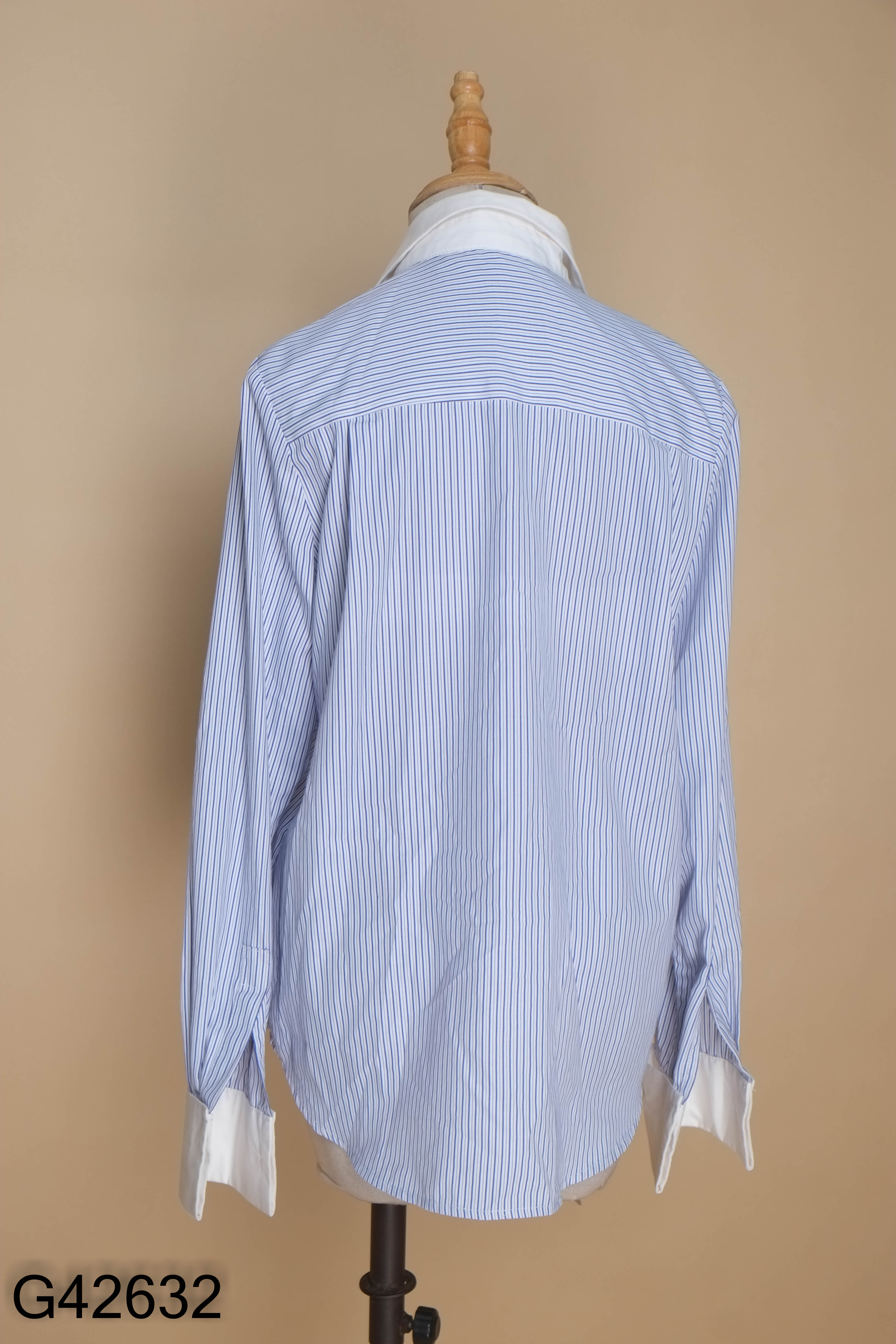 Áo sơ mi xanh sọc trắng HUONG BOUTIQUE