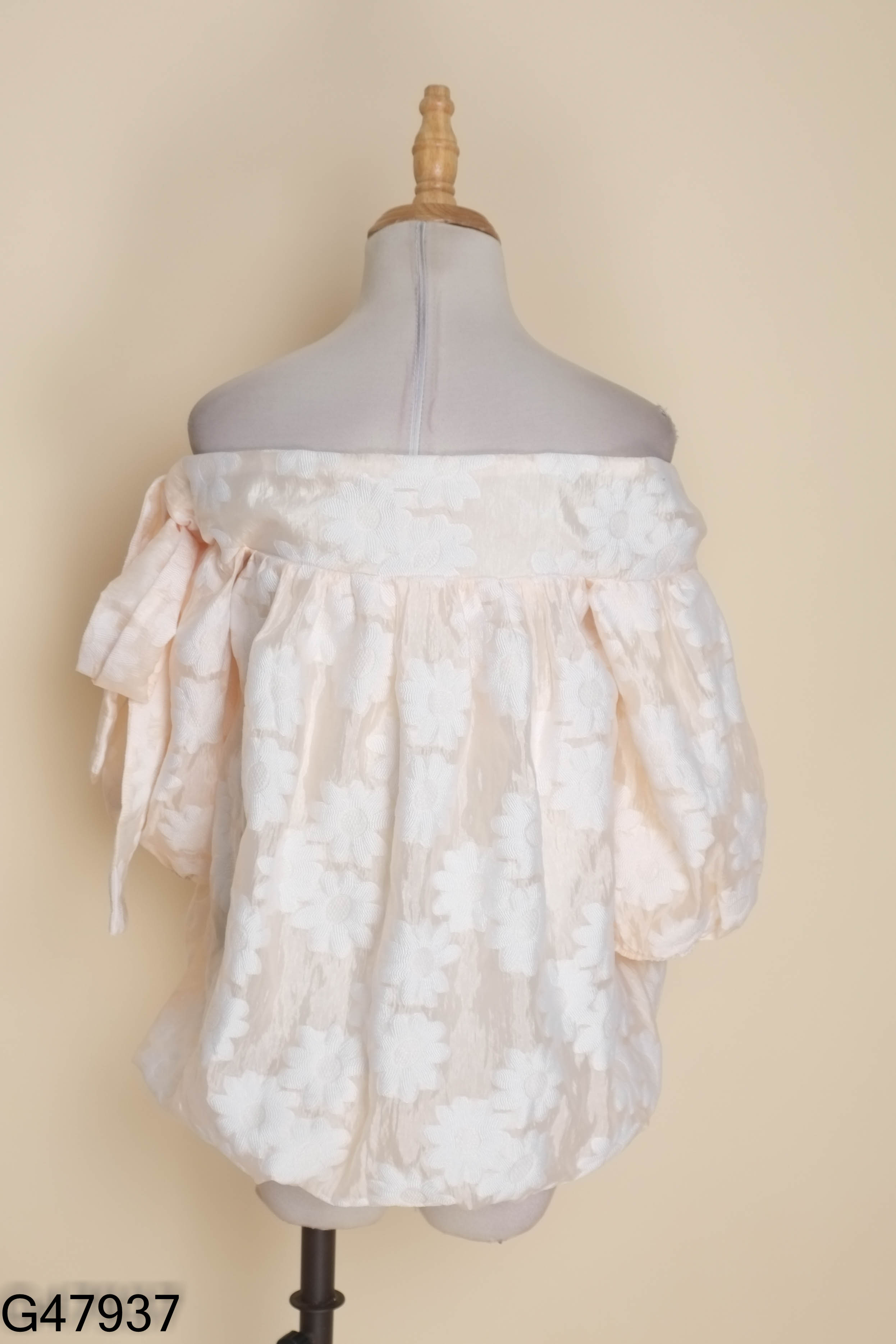 Áo babydoll hồng be JOIE DES ROSES