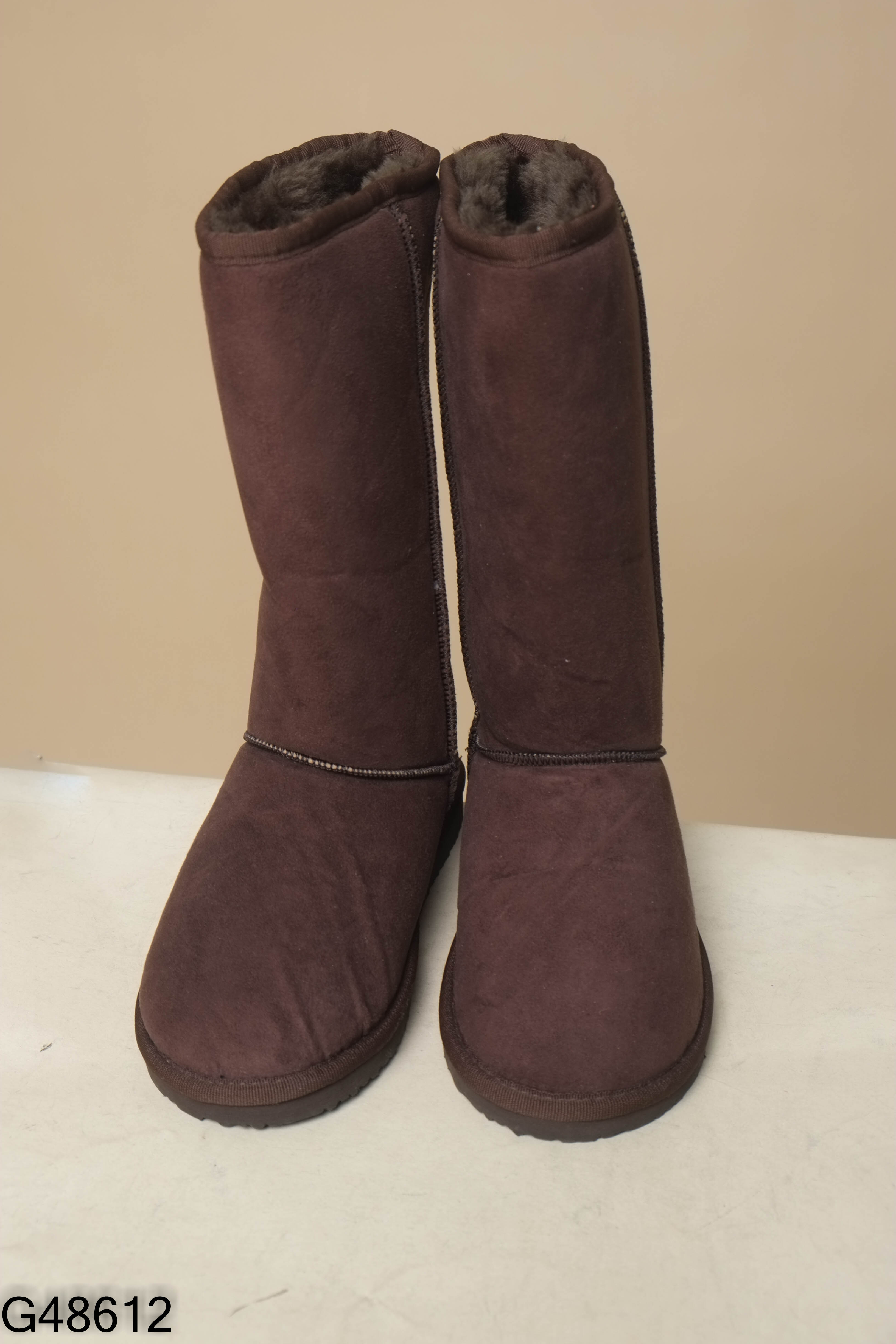 Boots nâu da lộn lót lông