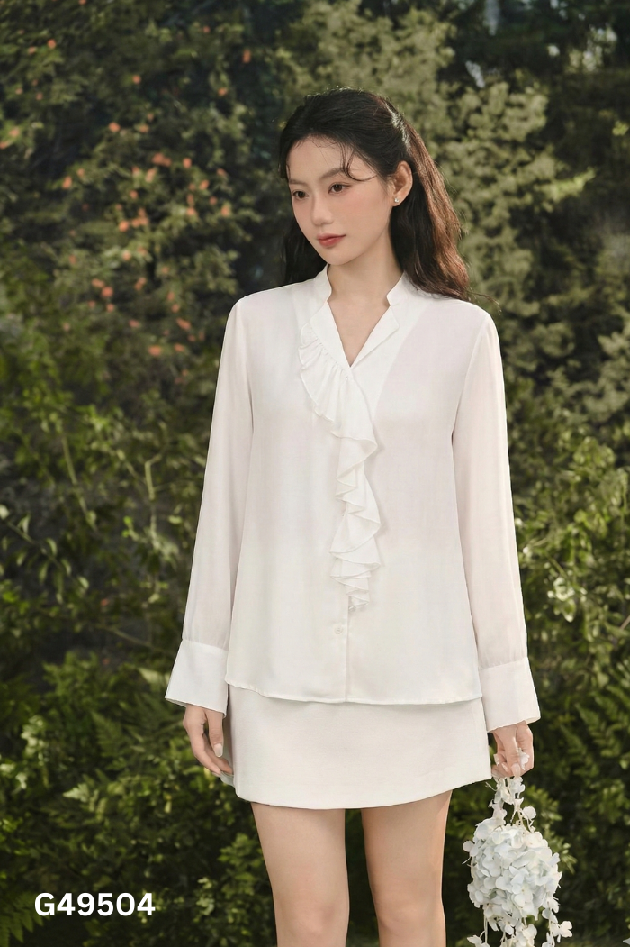 Áo trắng MIXXO phối bèo
