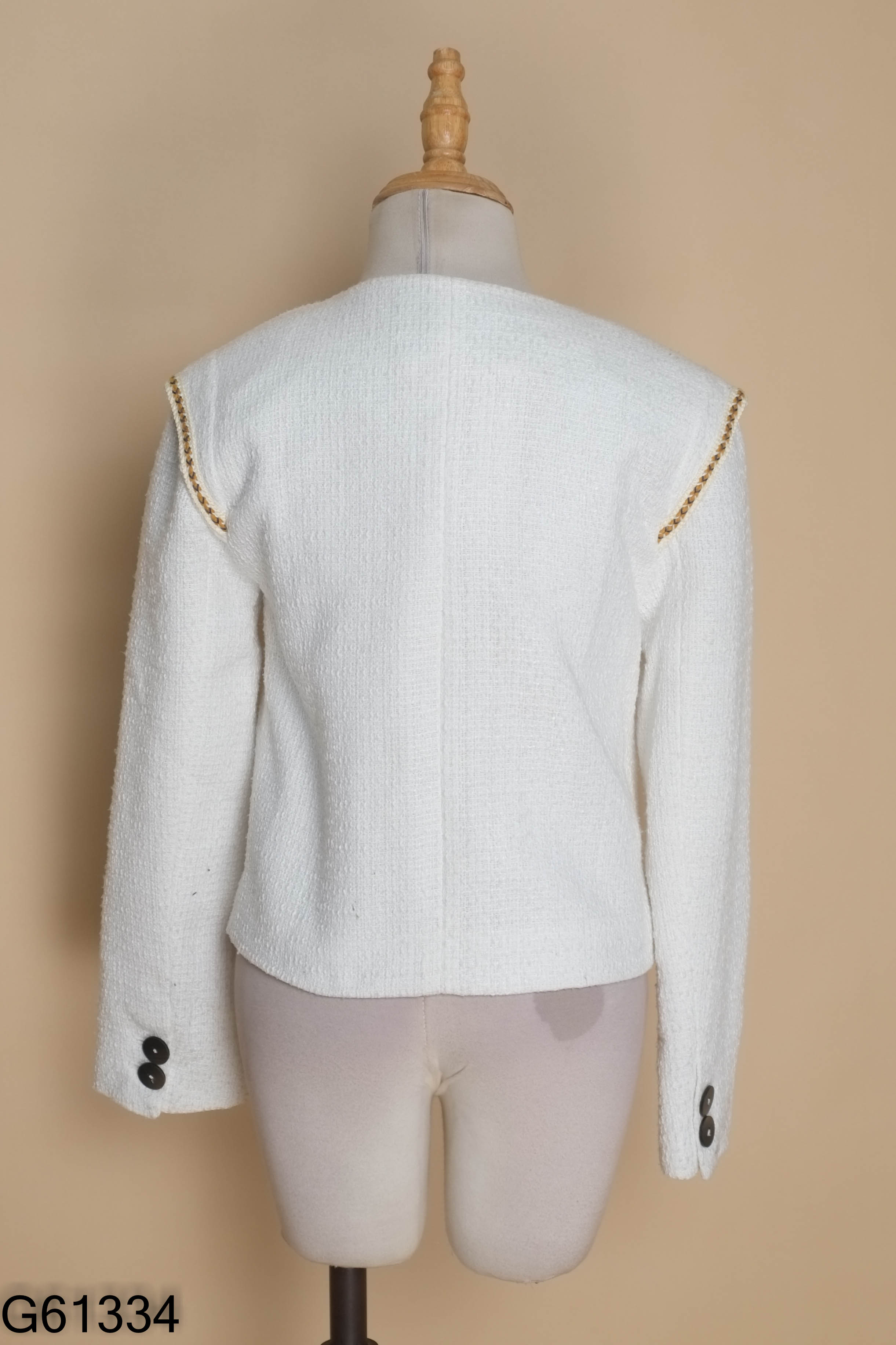Áo dạ ZARA trắng