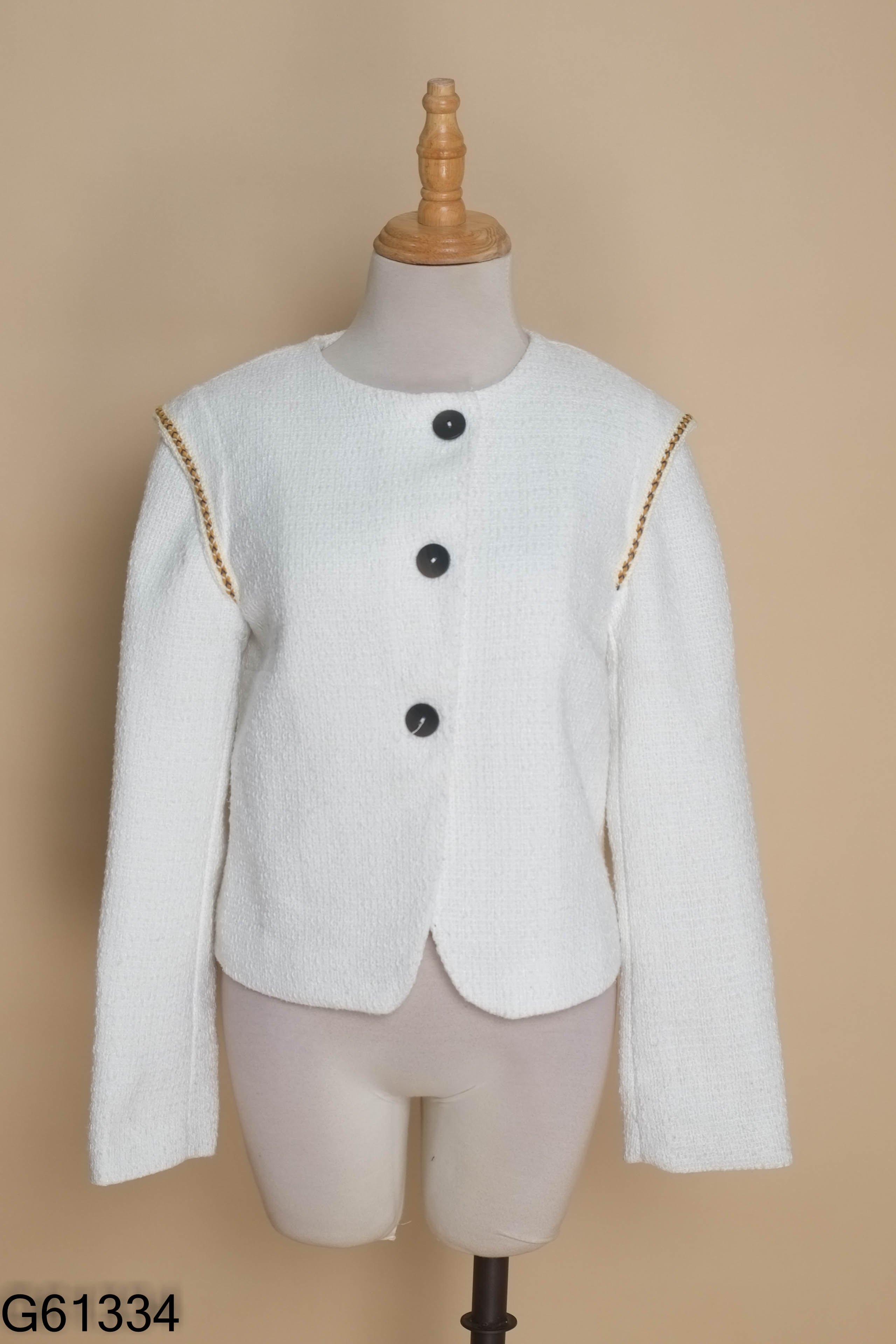 Áo dạ ZARA trắng