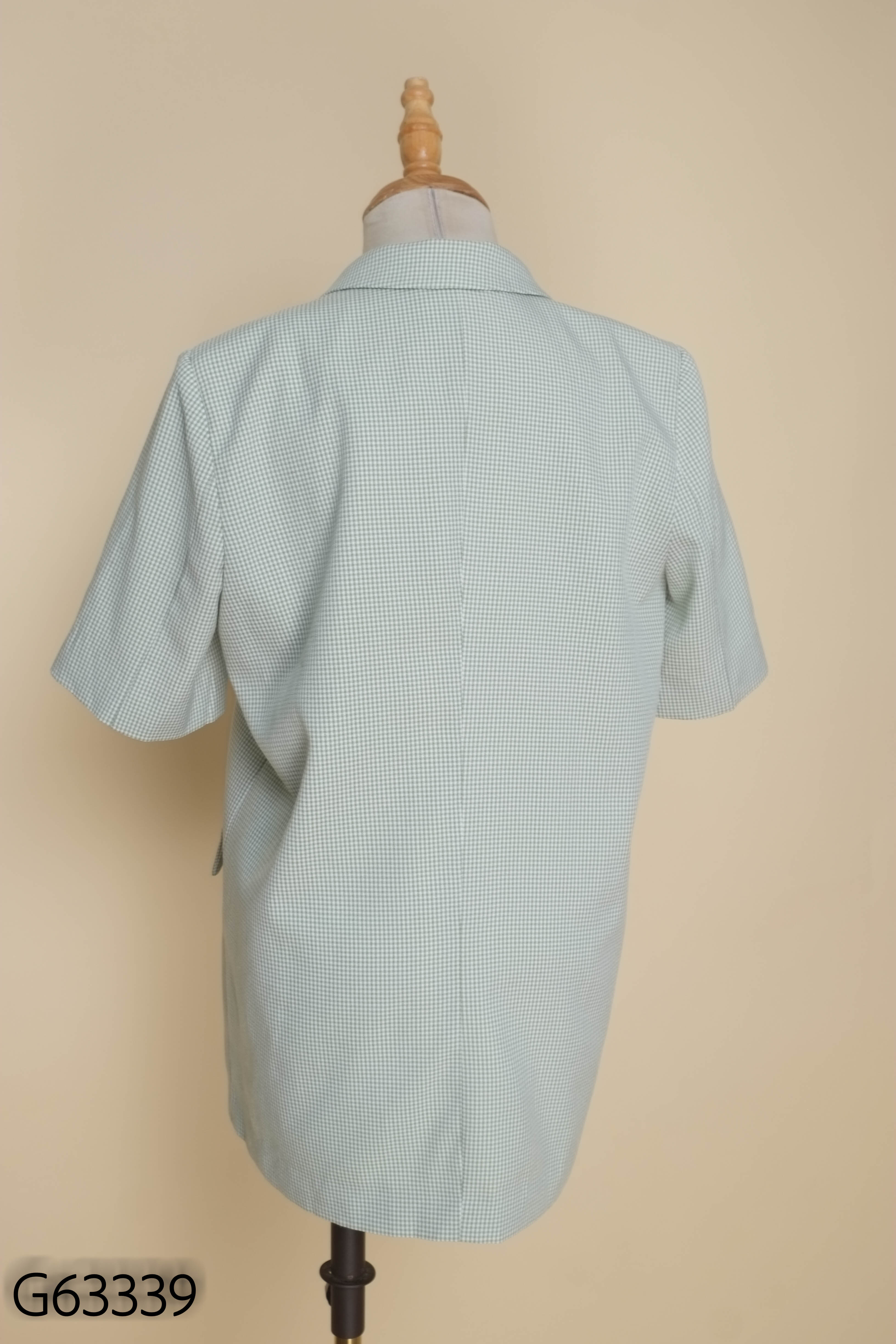 Áo vest BOHEE xanh kẻ