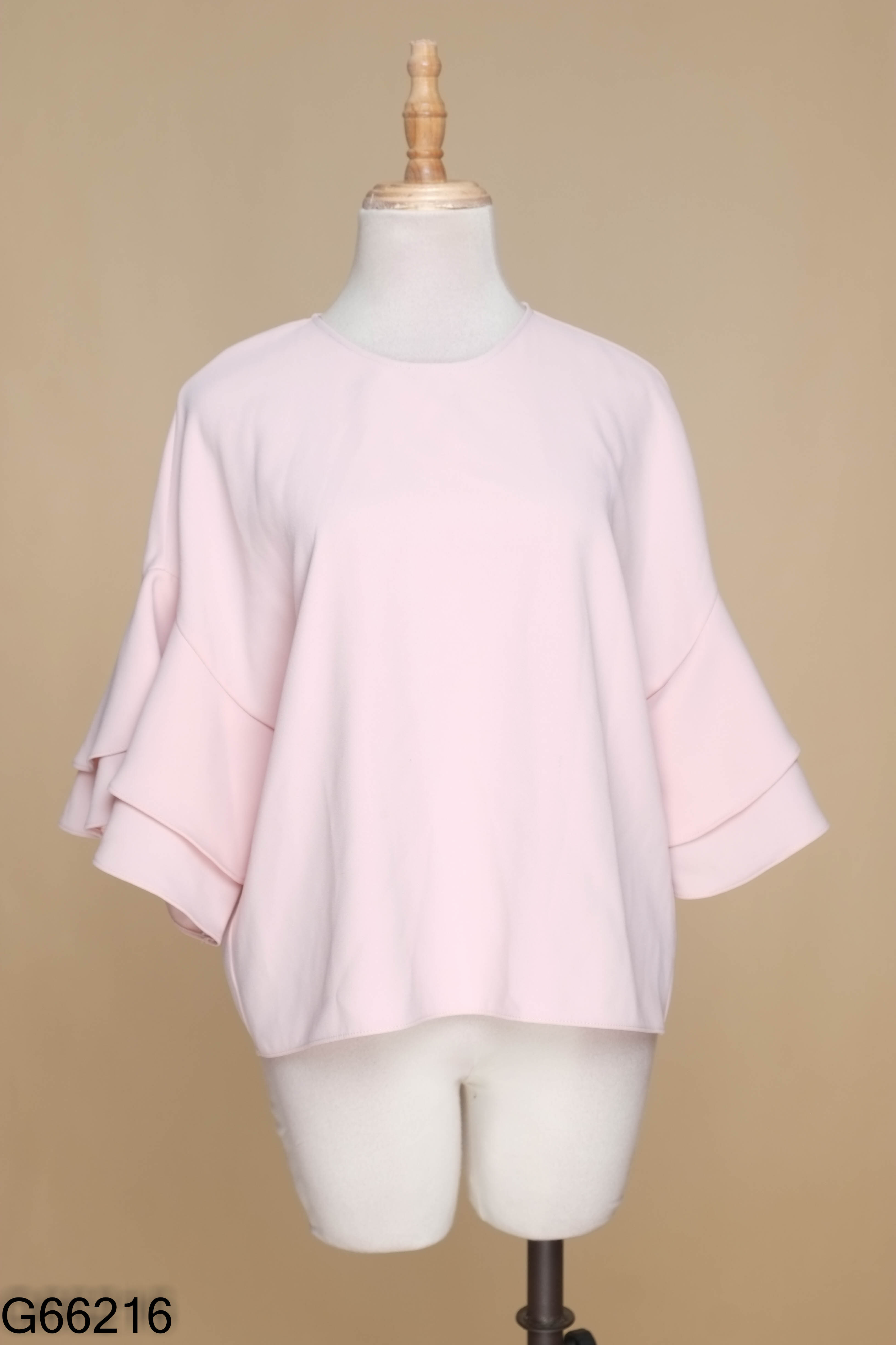 áO kiểu ZARA hồng tay bồng
