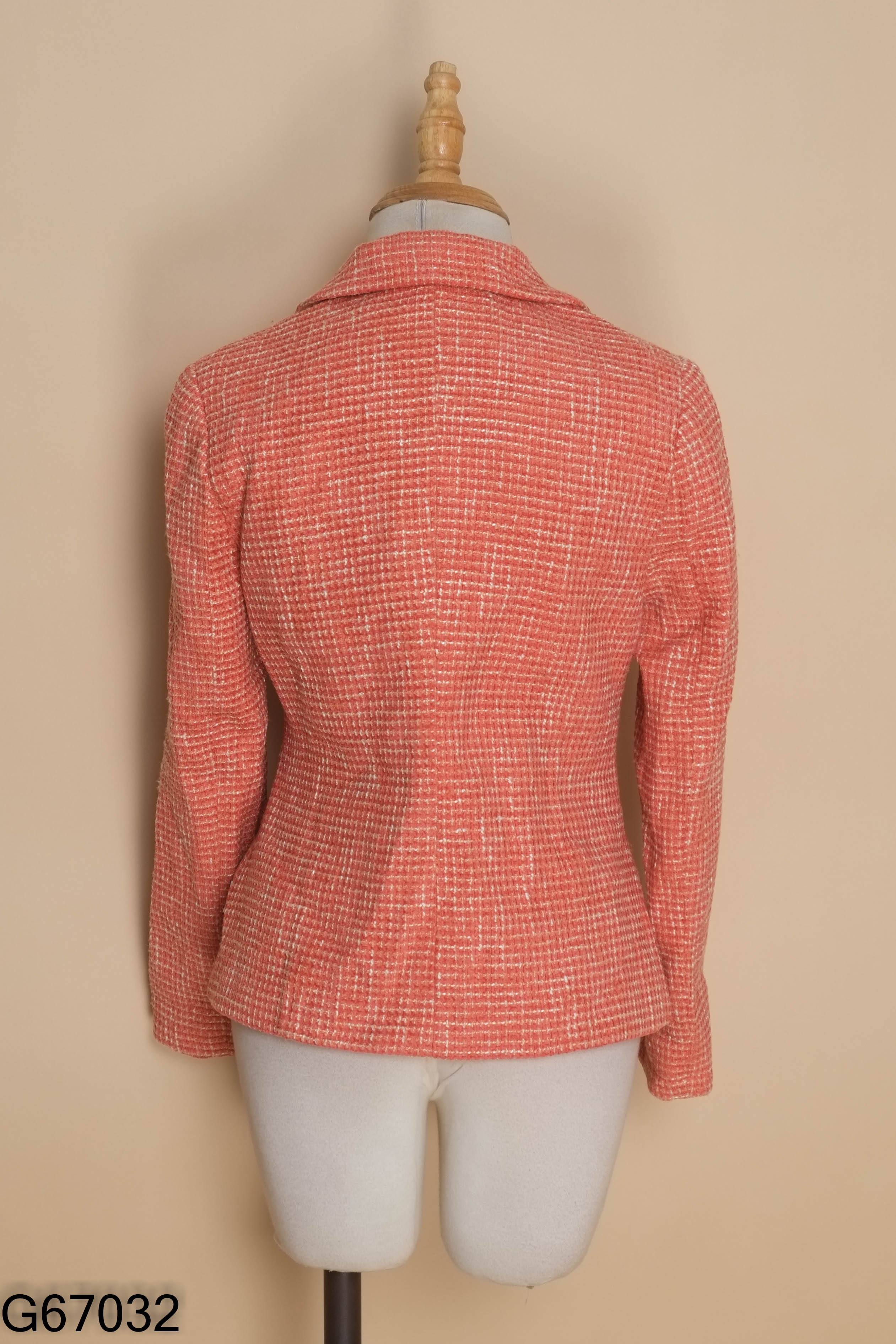 Áo blazer dạ len cam đỏ H.Y DESIGN