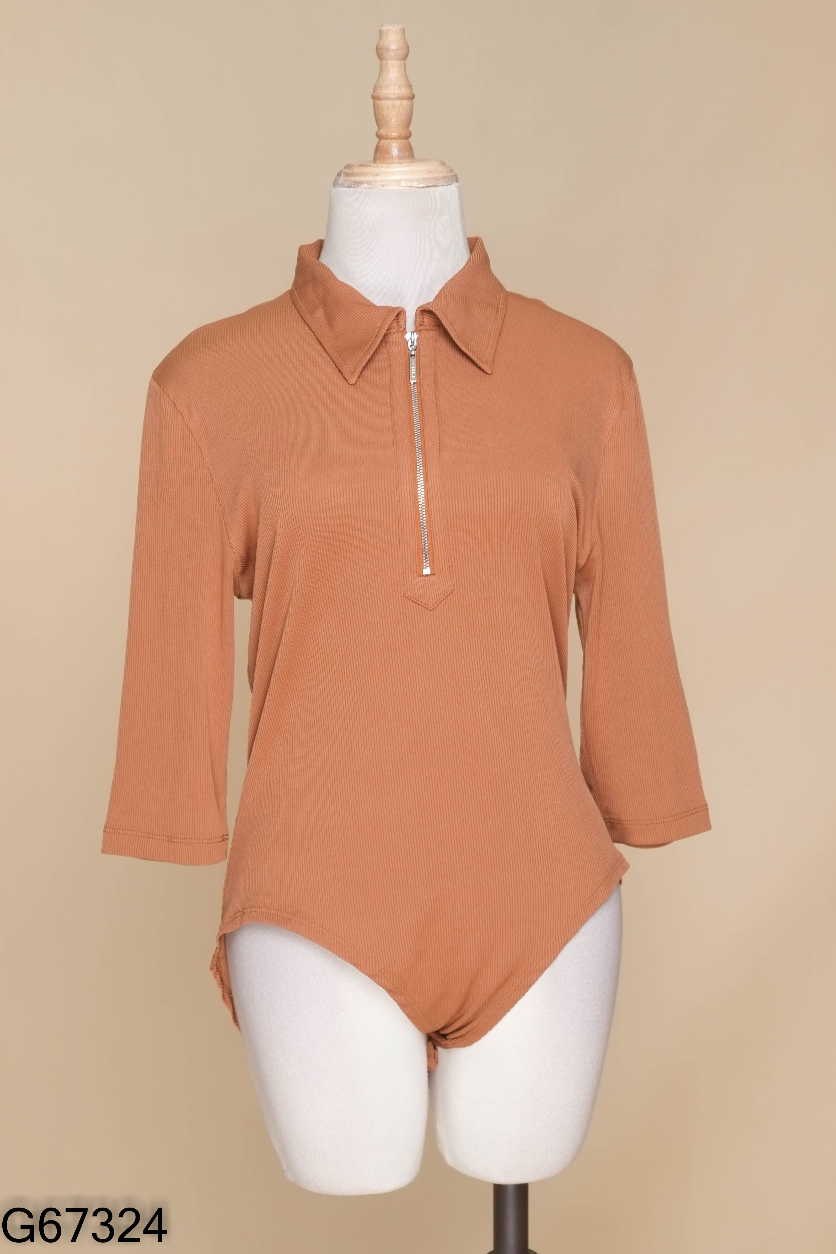 NEWTAG Bodysuits ELISE nâu khéo khóa