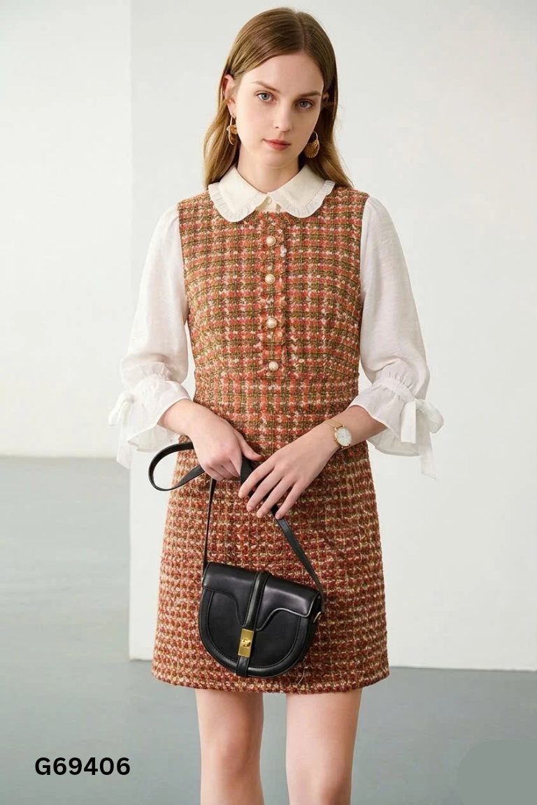 Váy dạ BEAUTEBYV đỏ phối tay voan