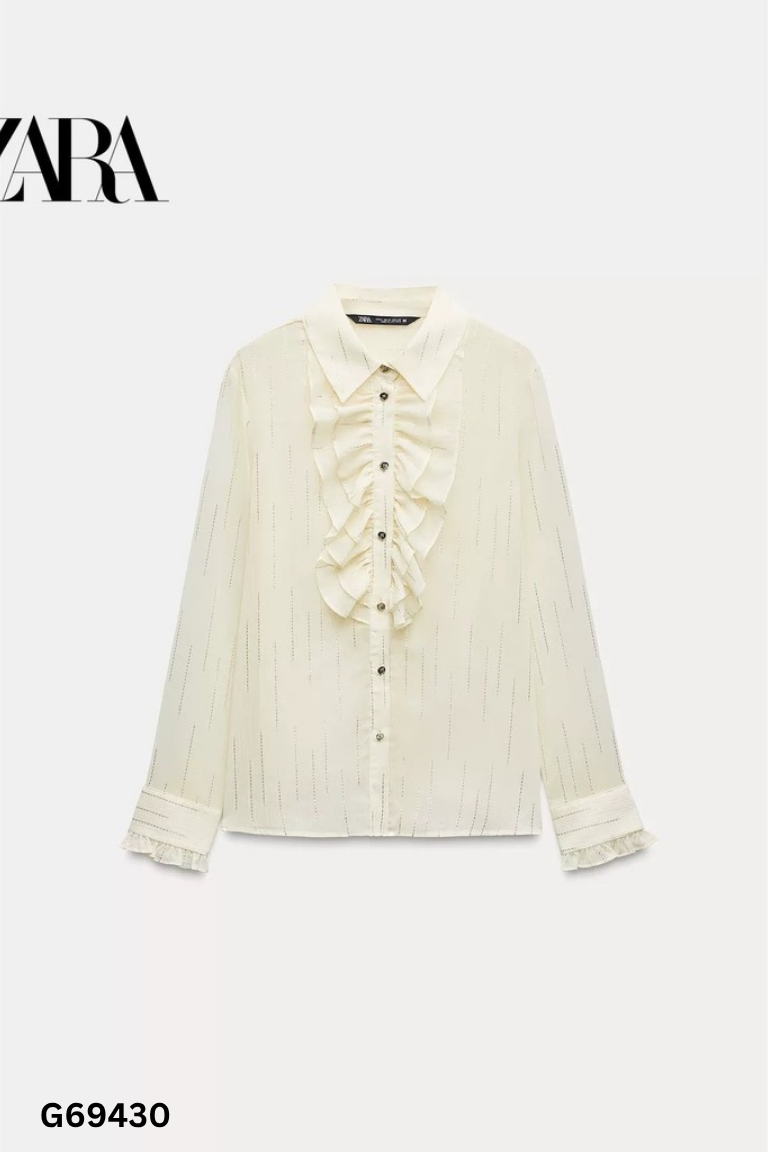 Áo voan be ZARA phối bèo