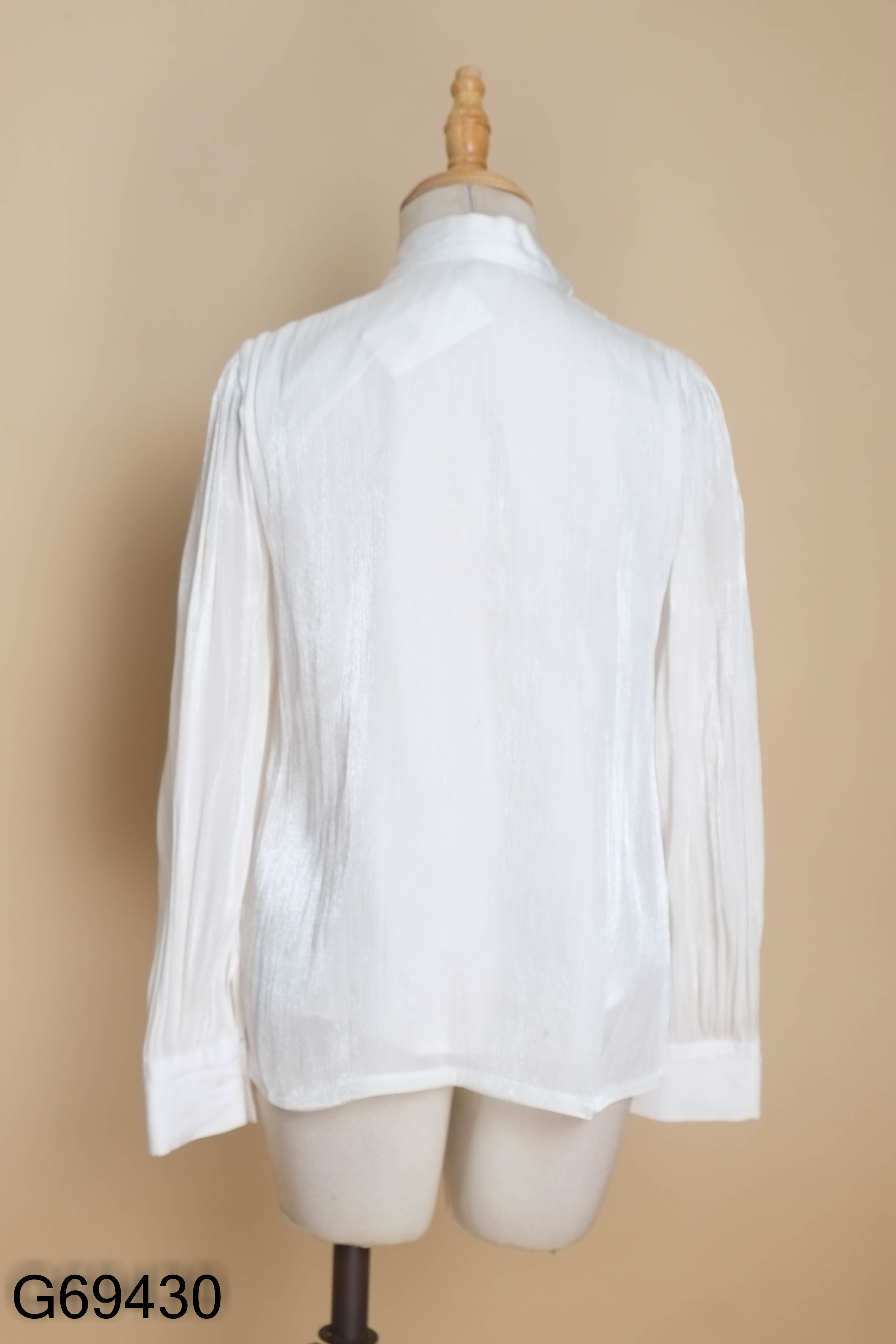 Áo organza BEAUTE BY V trắng
