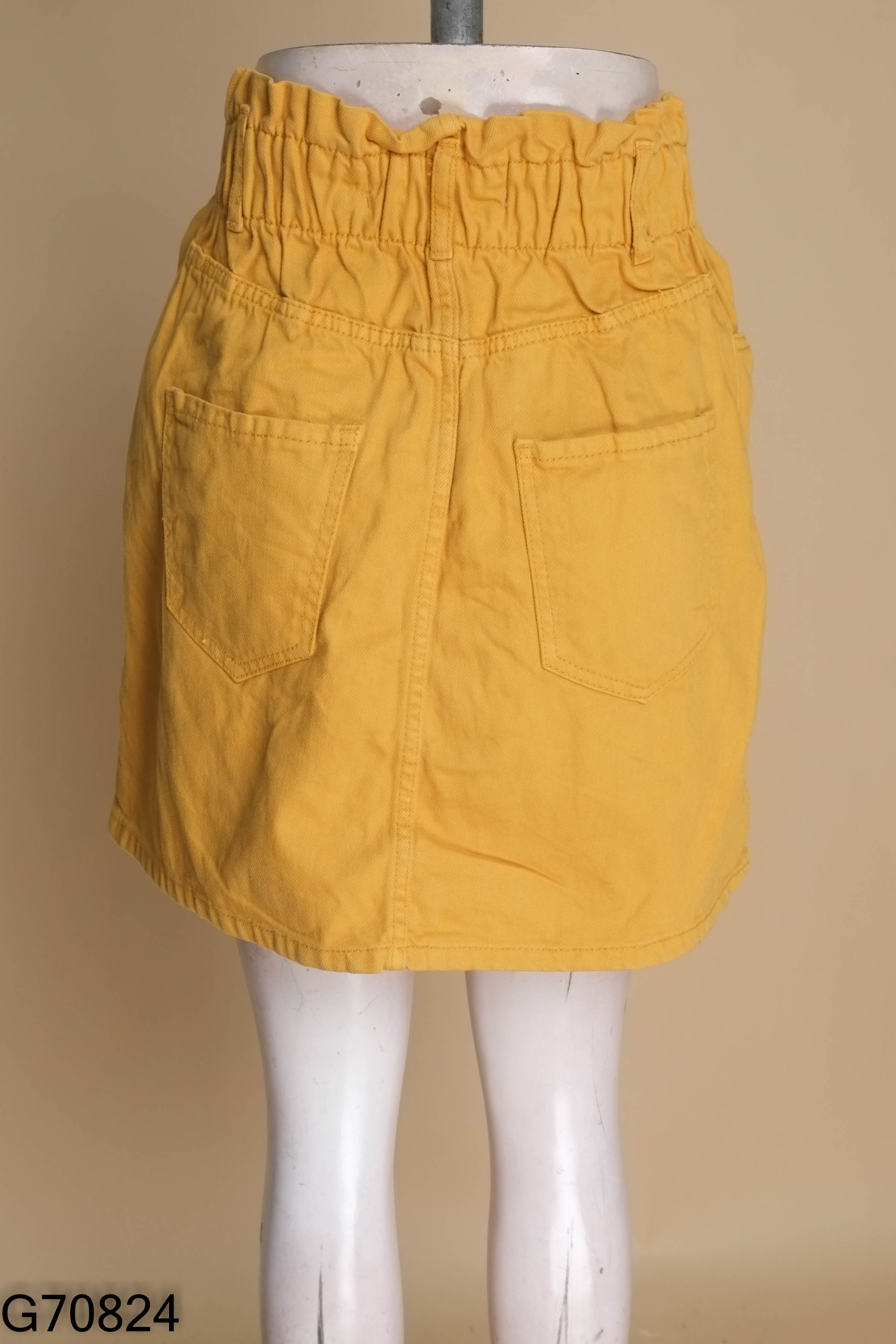 Chân váy ZARA jeans vàng
