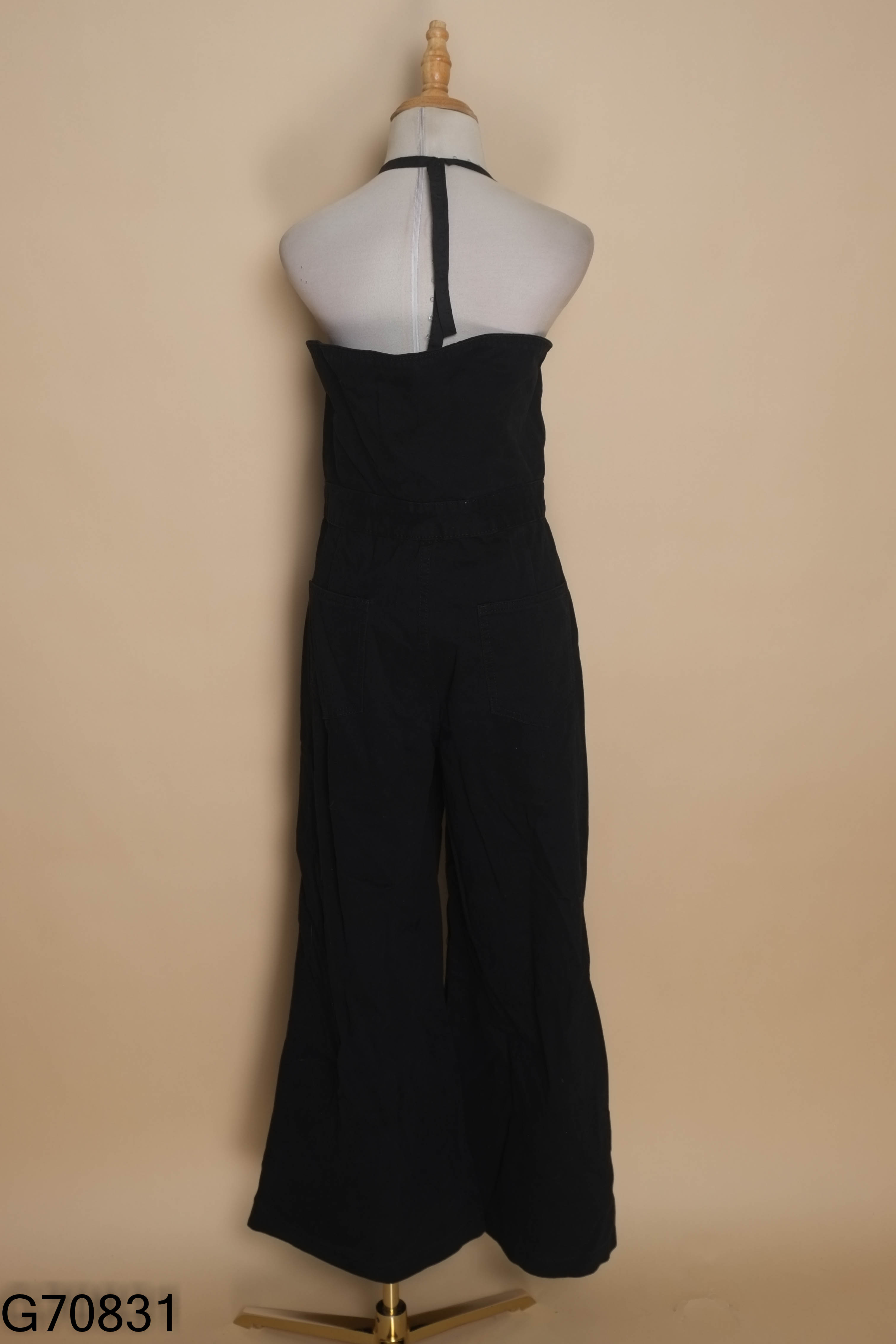 NEWTAG Jumpsuit đen quây ngực