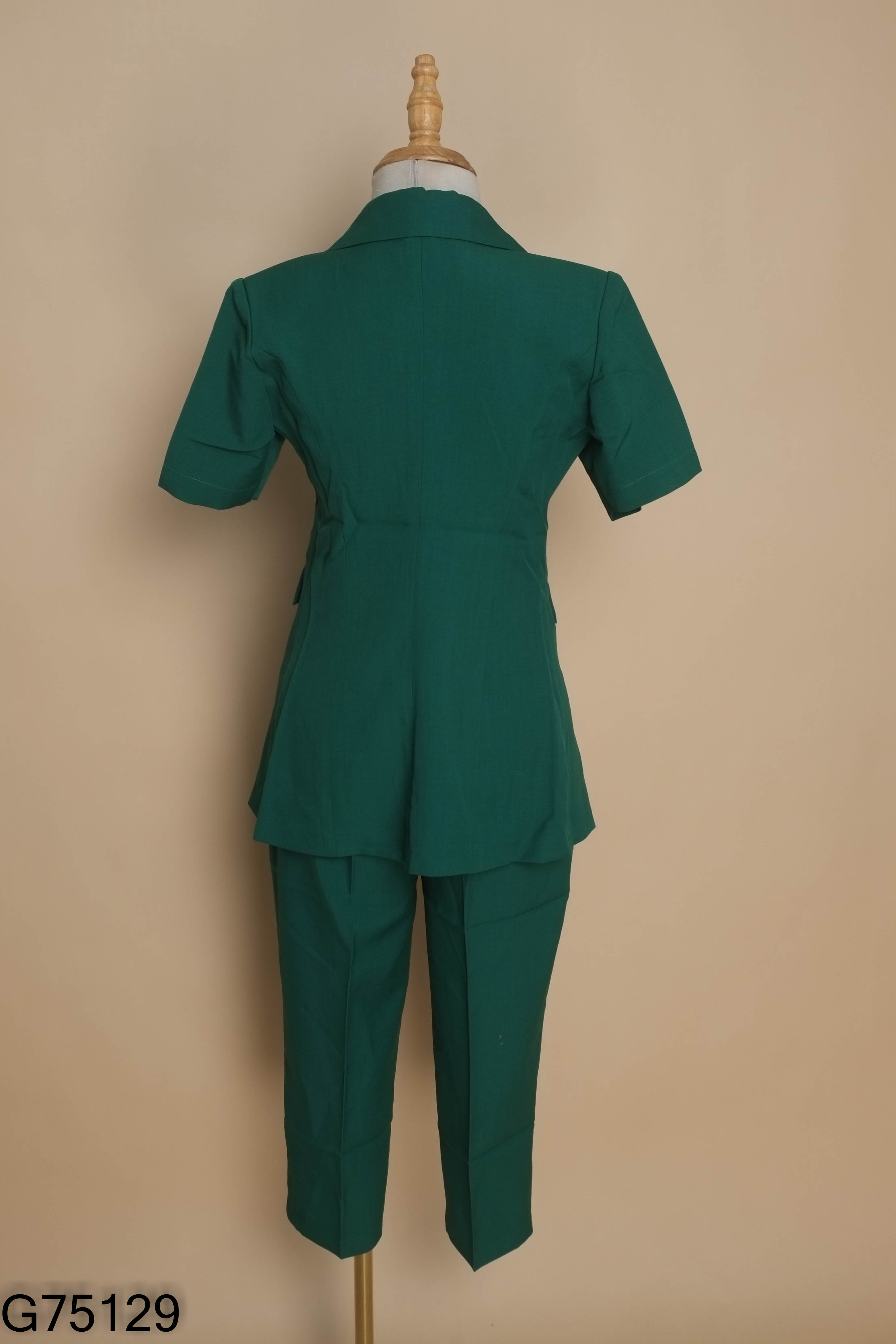 SET áo vest xanh+ quần dài