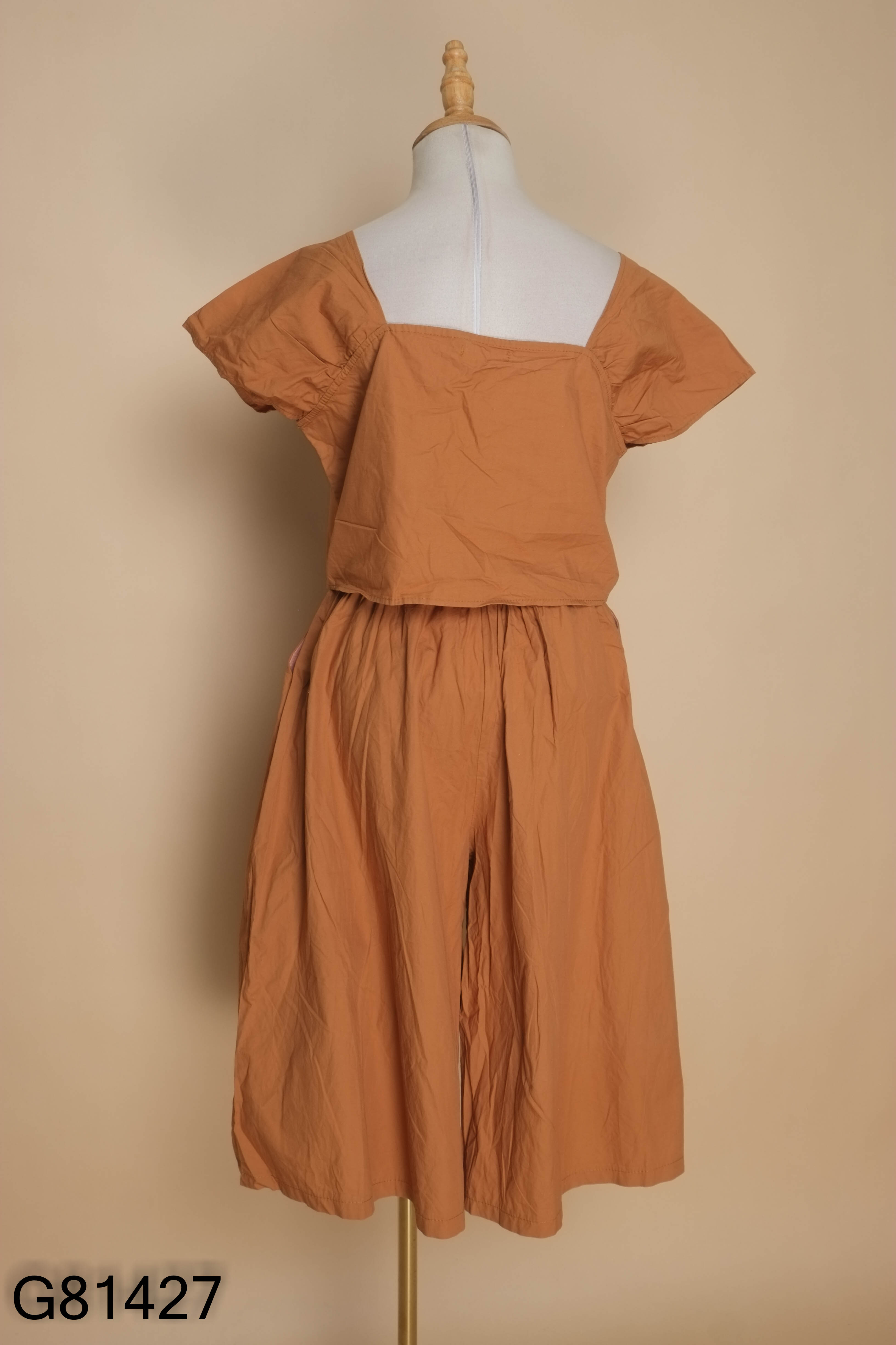 Set Áo thô nâu + quần