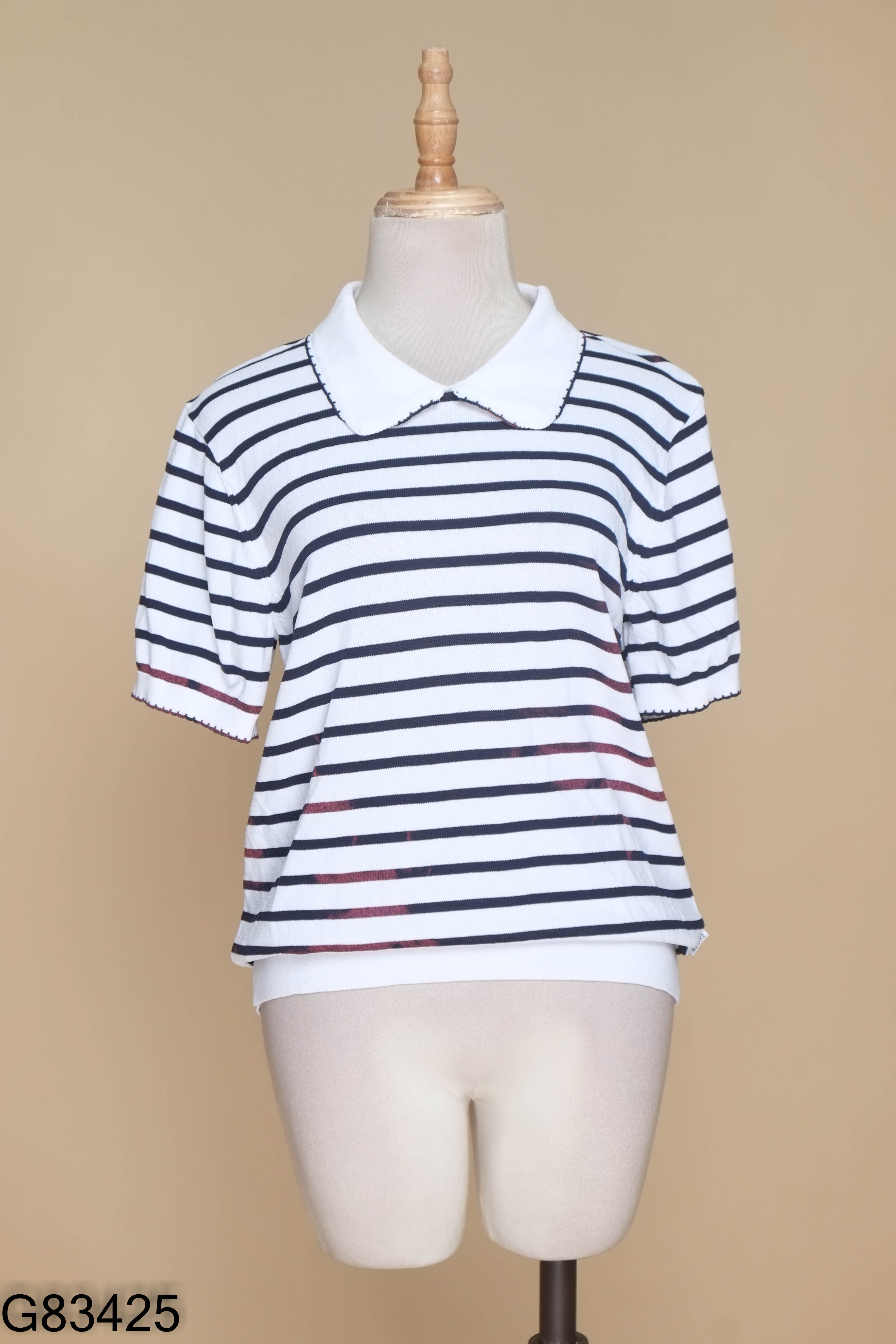 Áo ADORE DRESS len trắng sọc