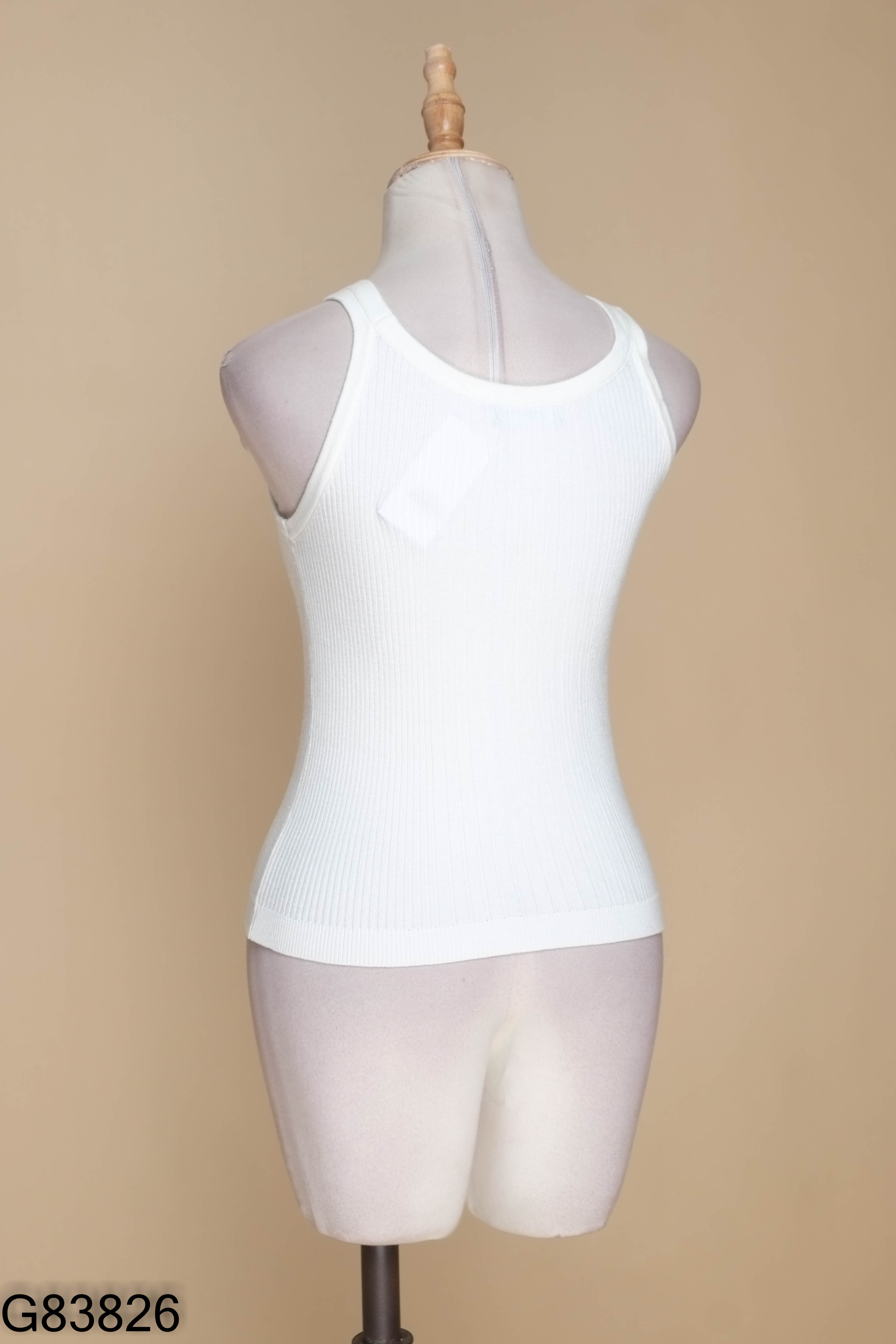 Áo sát nách SHEMODA trắng