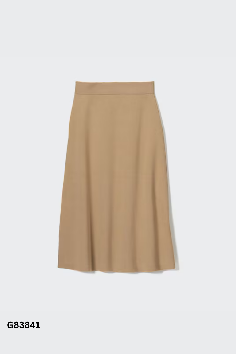NEWTAG UNIQLO chân váy len nâu