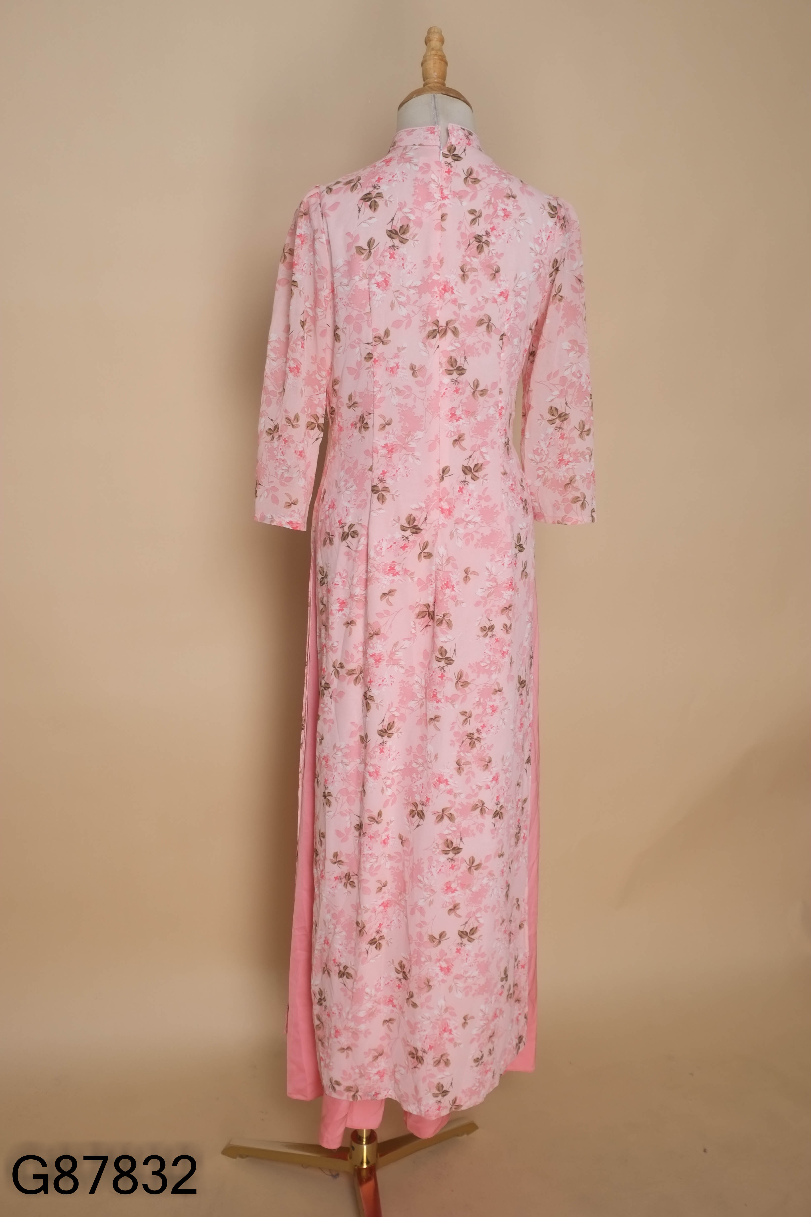 Set áo hồng hoa+quần