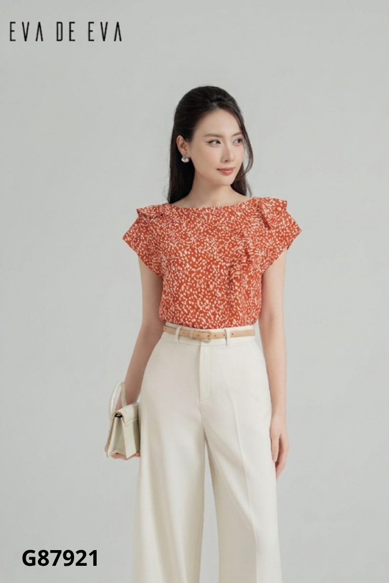 Áo EVA DE VEA cam họa tiết