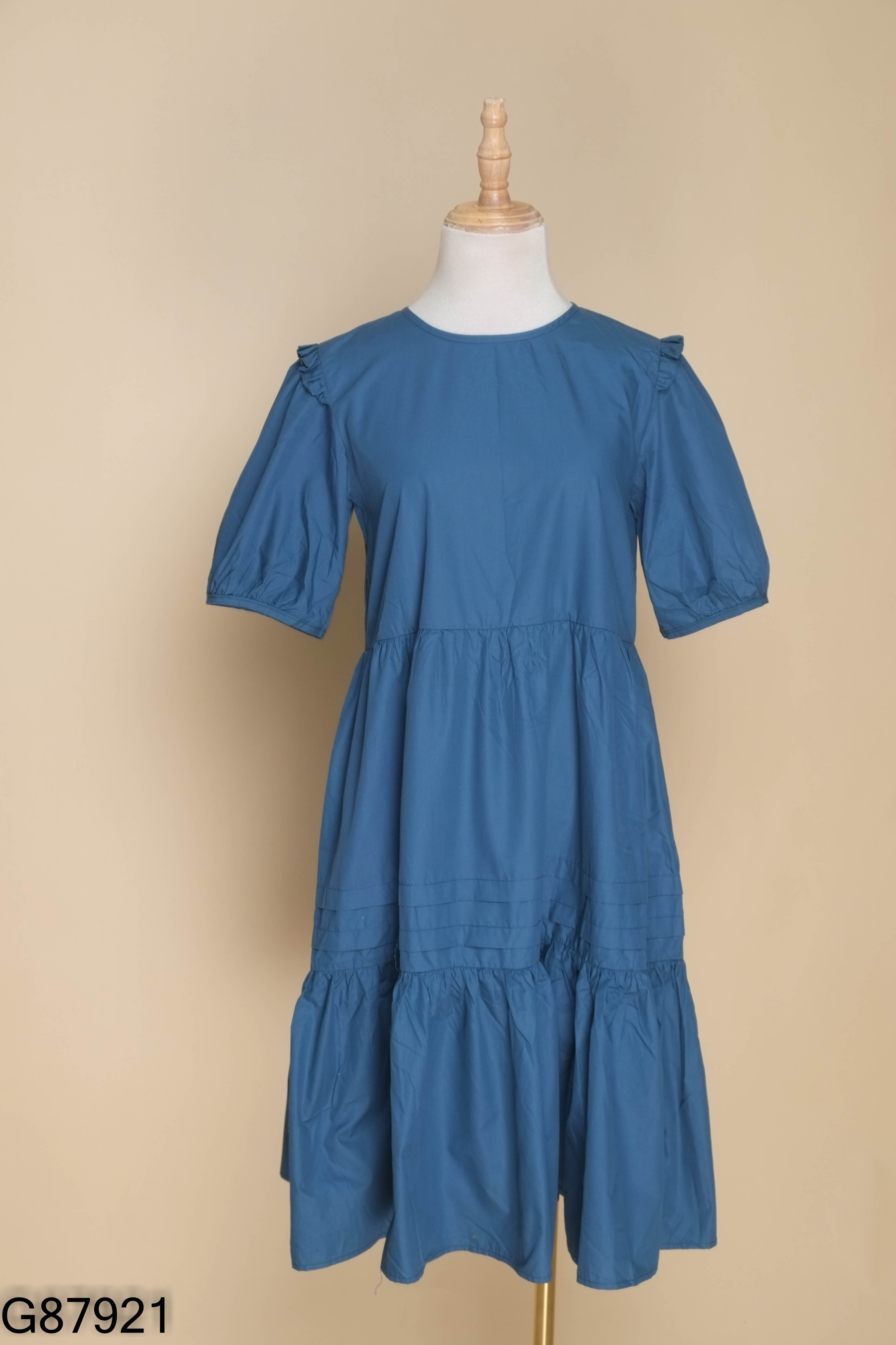 Váy babydoll xanh đậm