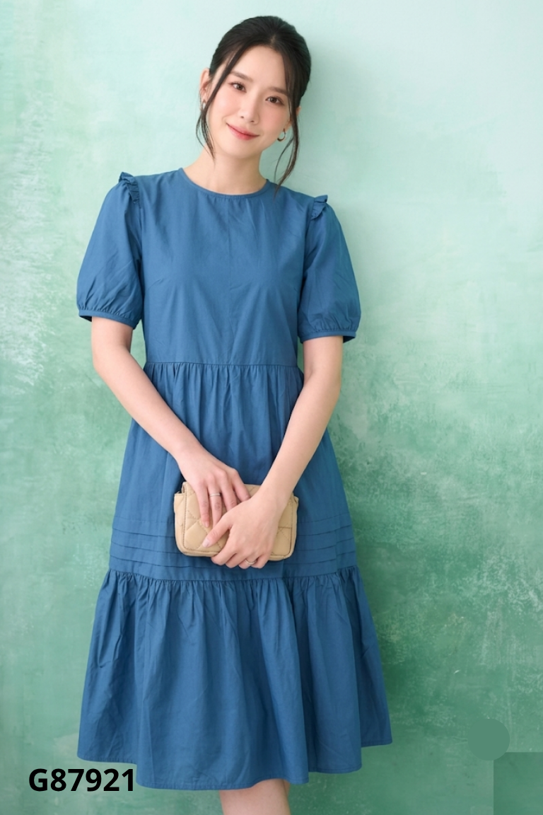 Váy babydoll xanh đậm