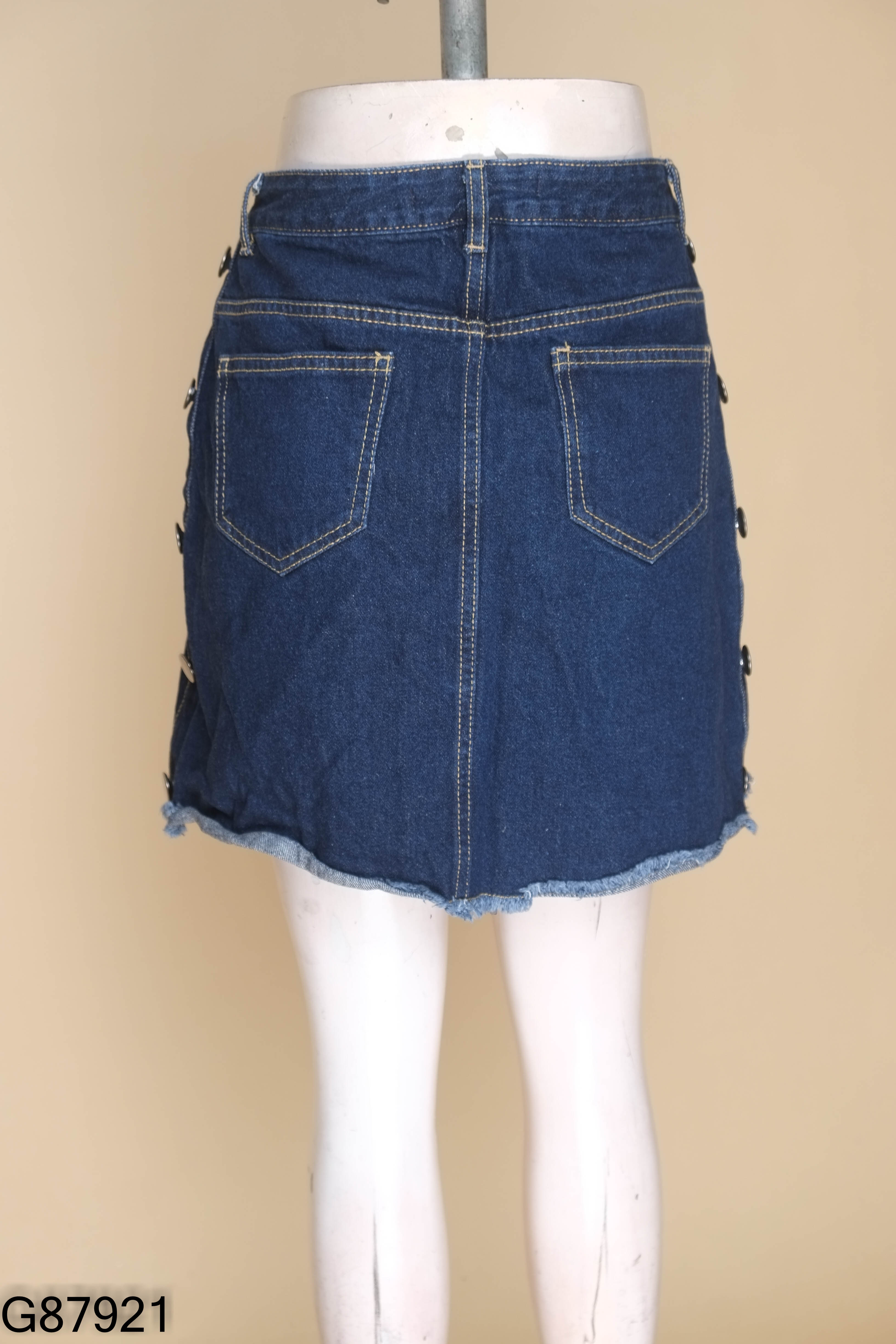 Chân váy ELISE jeans xanh
