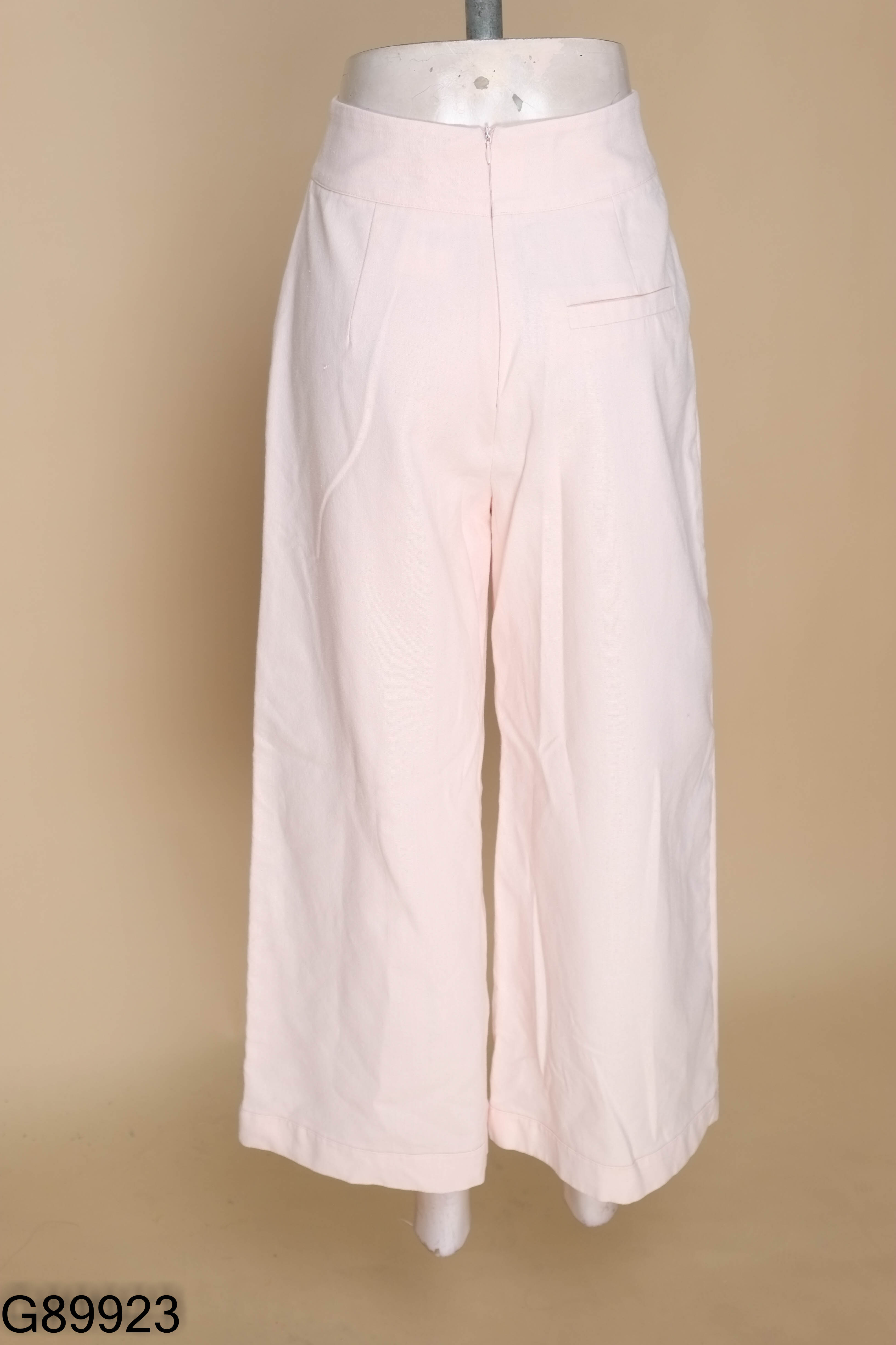 Quần linen hồng HOIVU suông