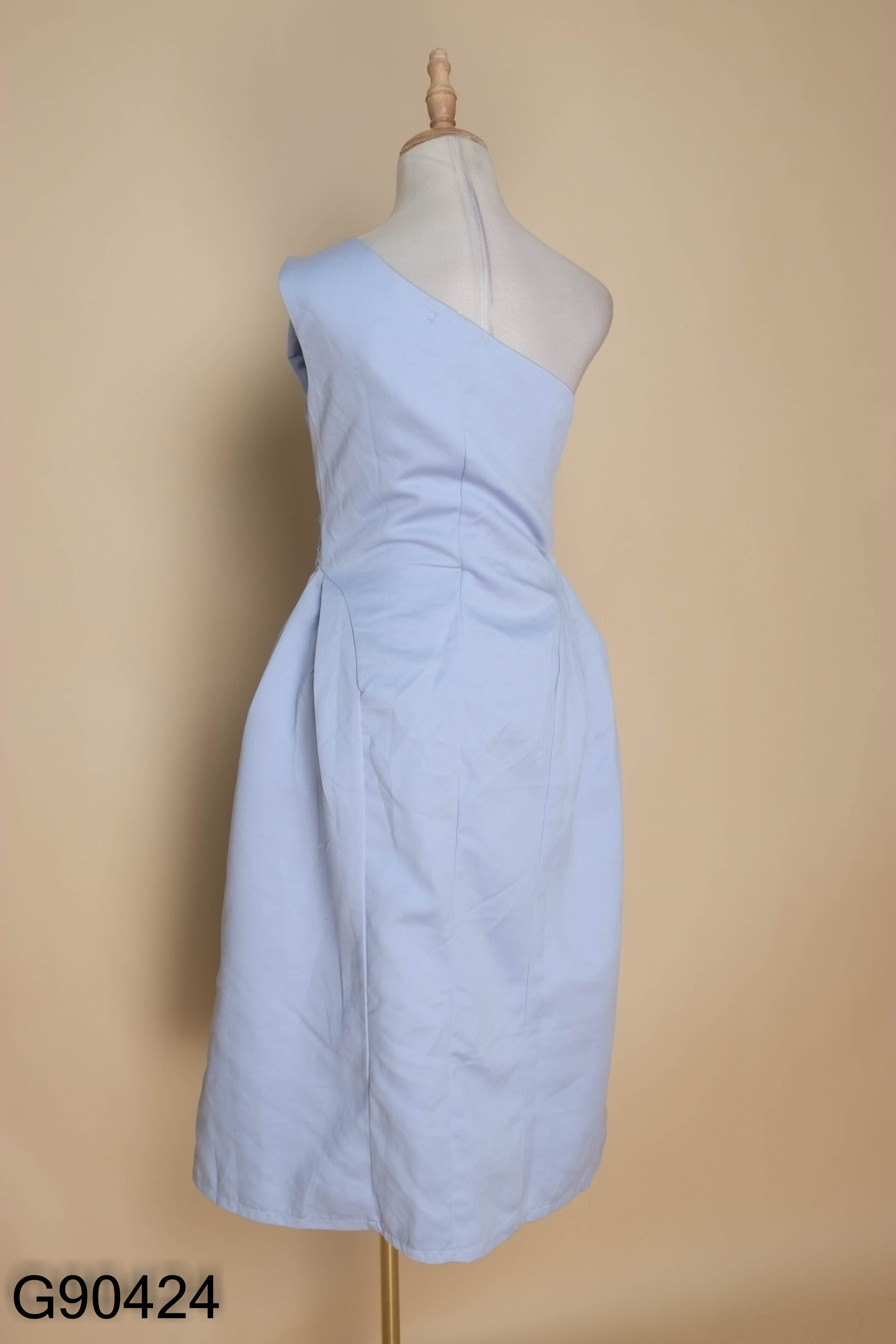 Váy xanh lệch vai DESIGN3T