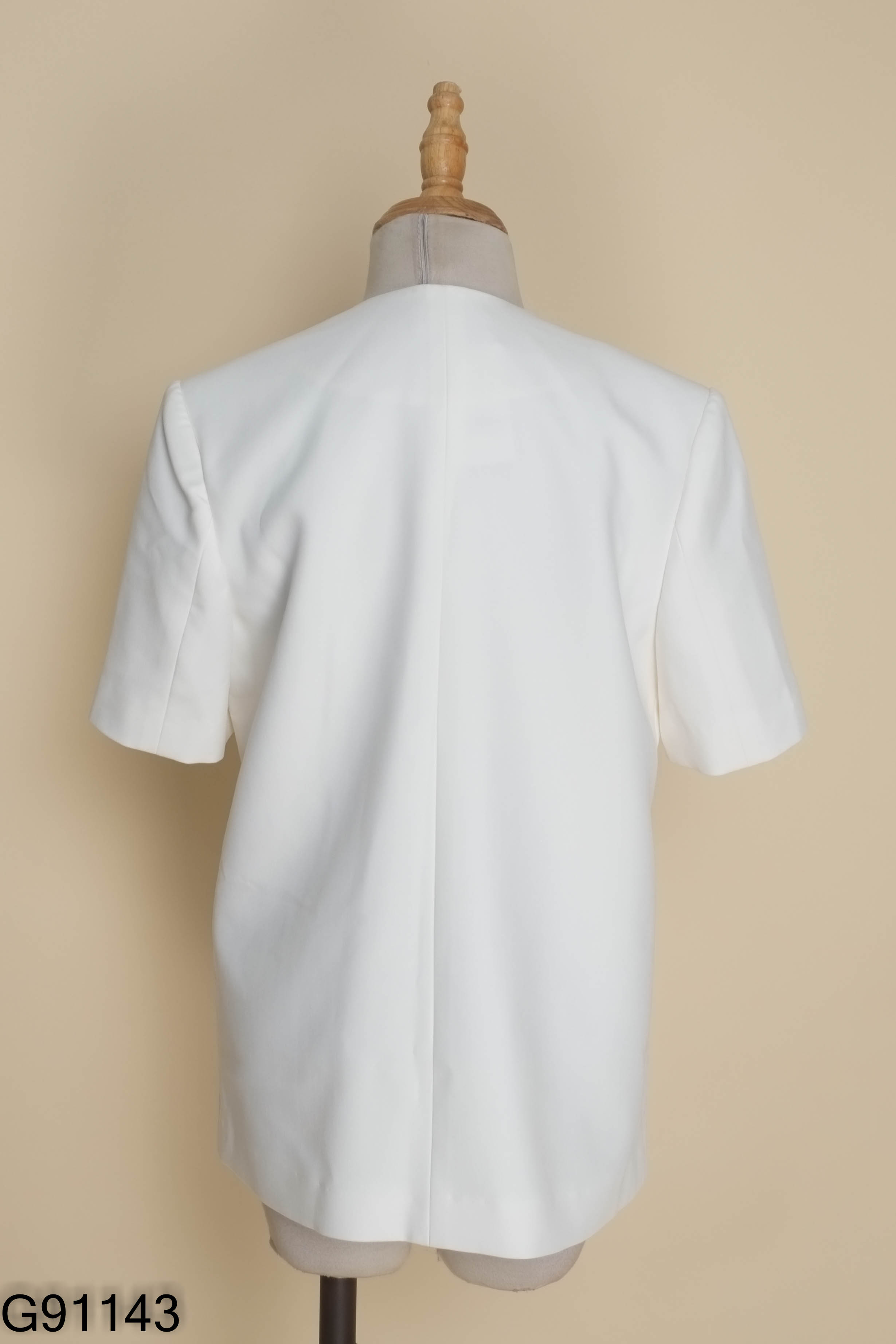 Áo blazers LEE CHIC trắng kem