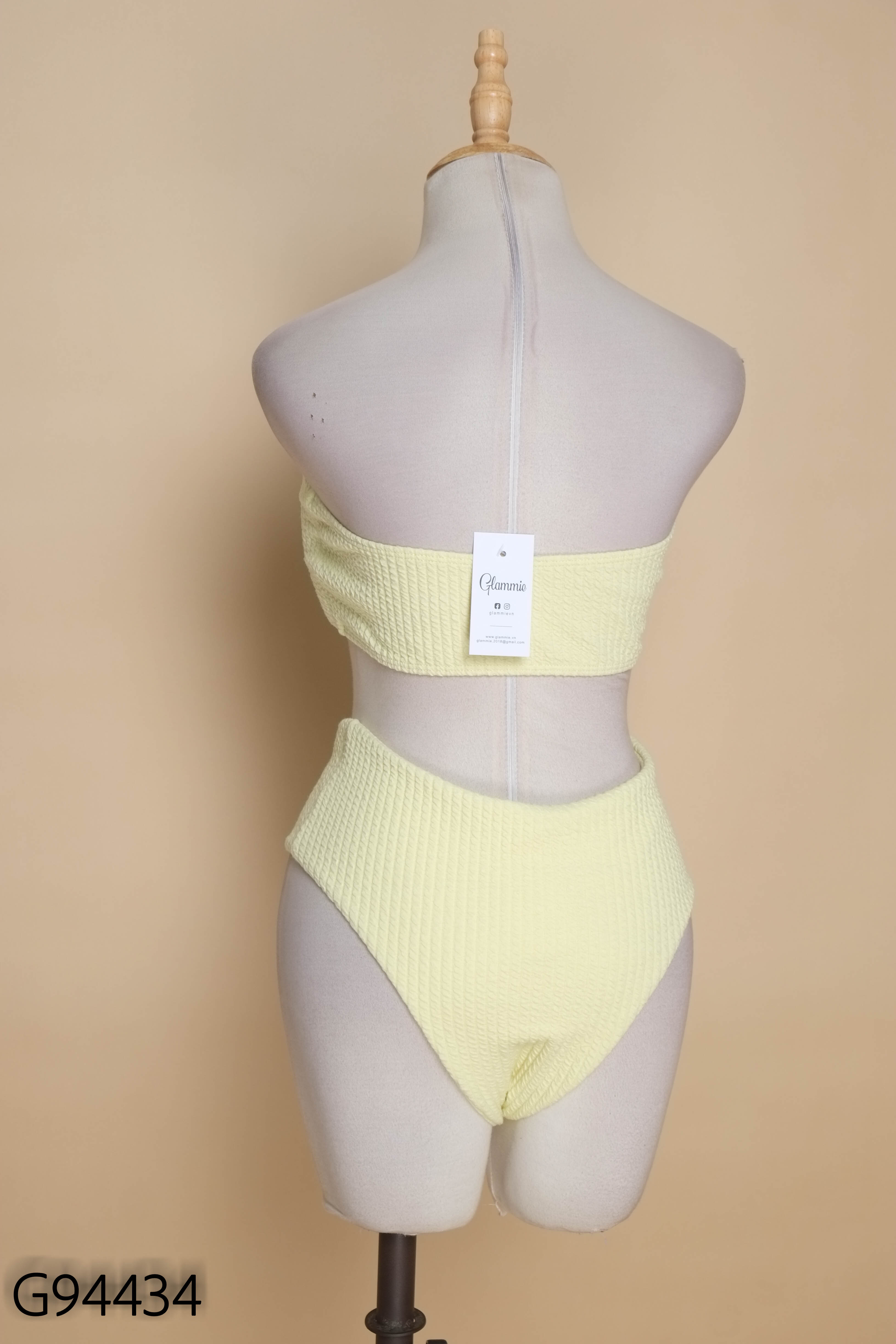 Set Bikini 2 mảnh vàng
