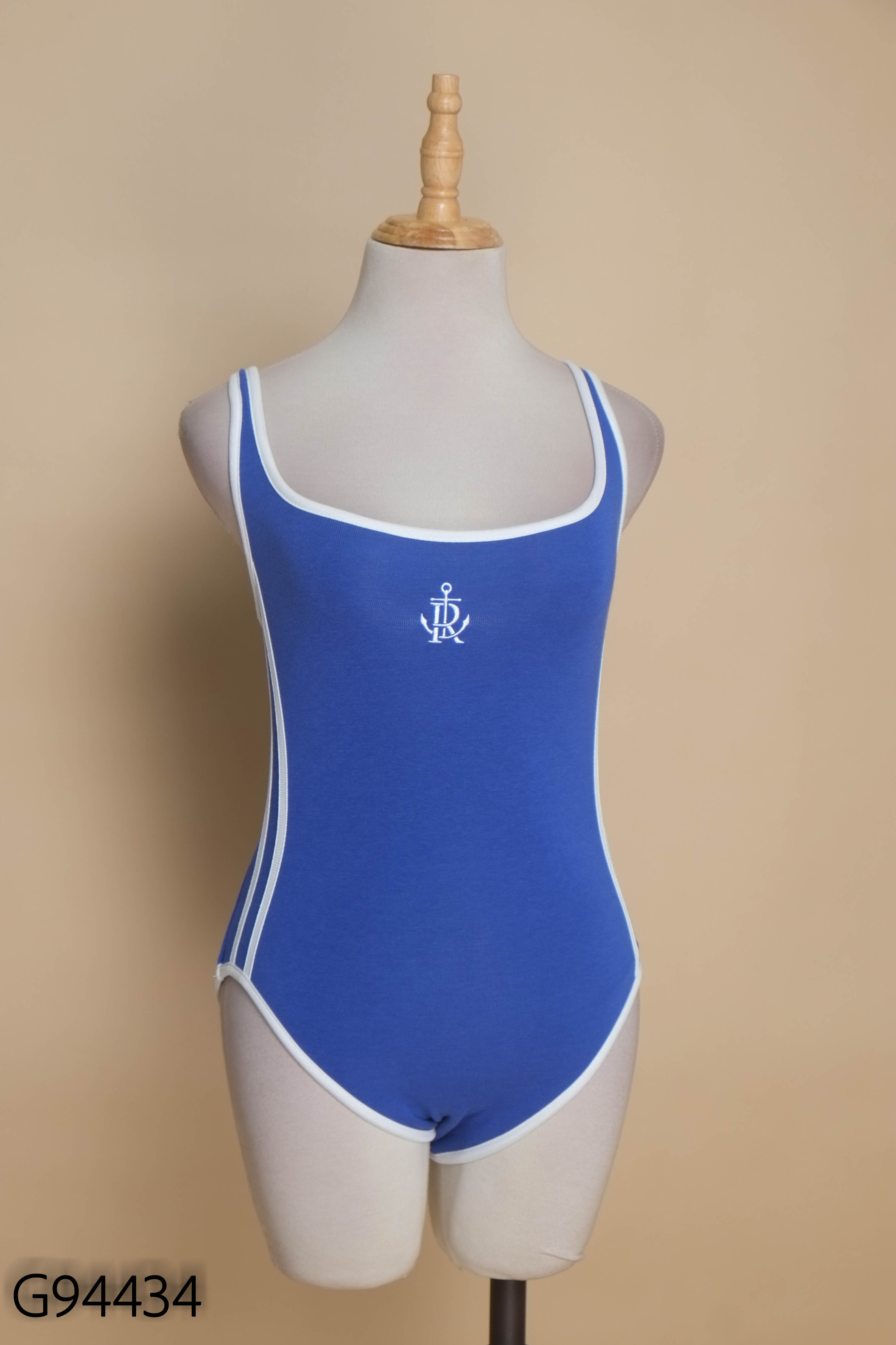 Bodyuits RESPECTIF xanh sọc trắng