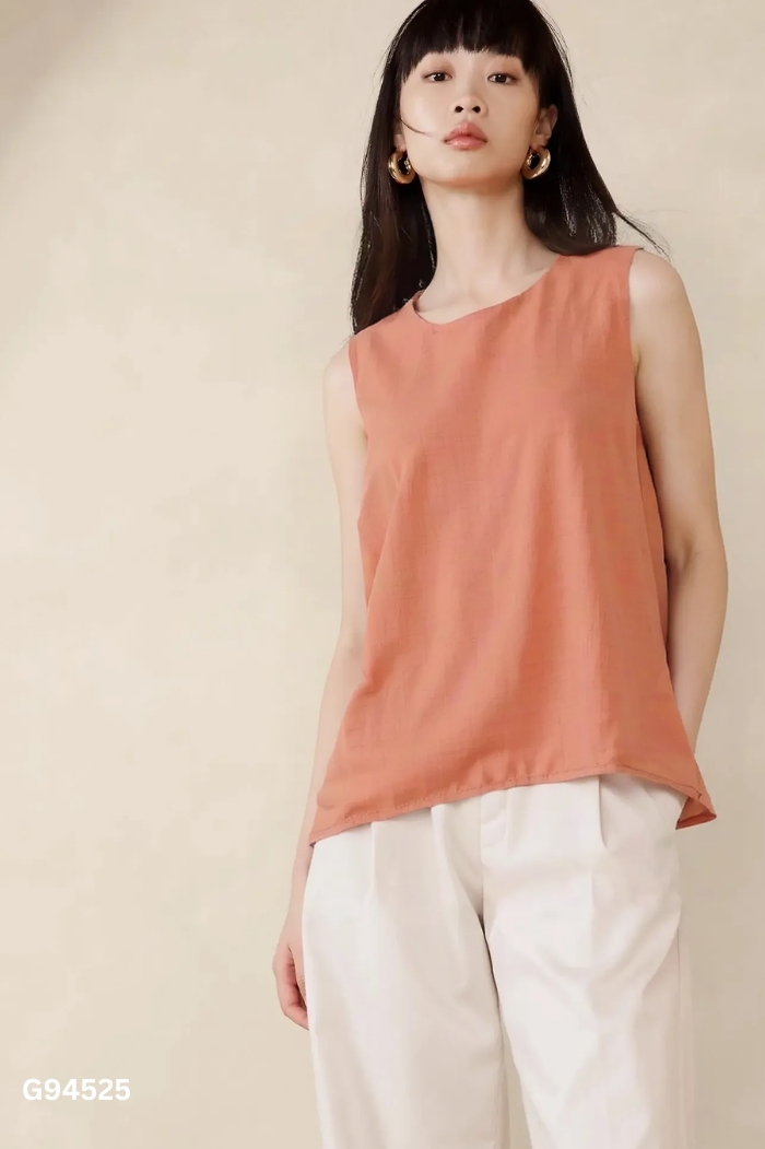 Áo sát nách MIXXO nâu