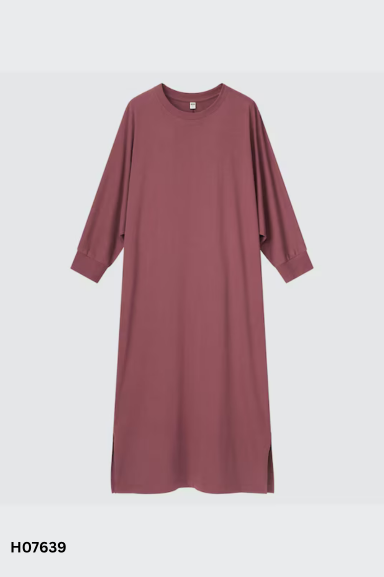 Váy UNIQLO tím trơn