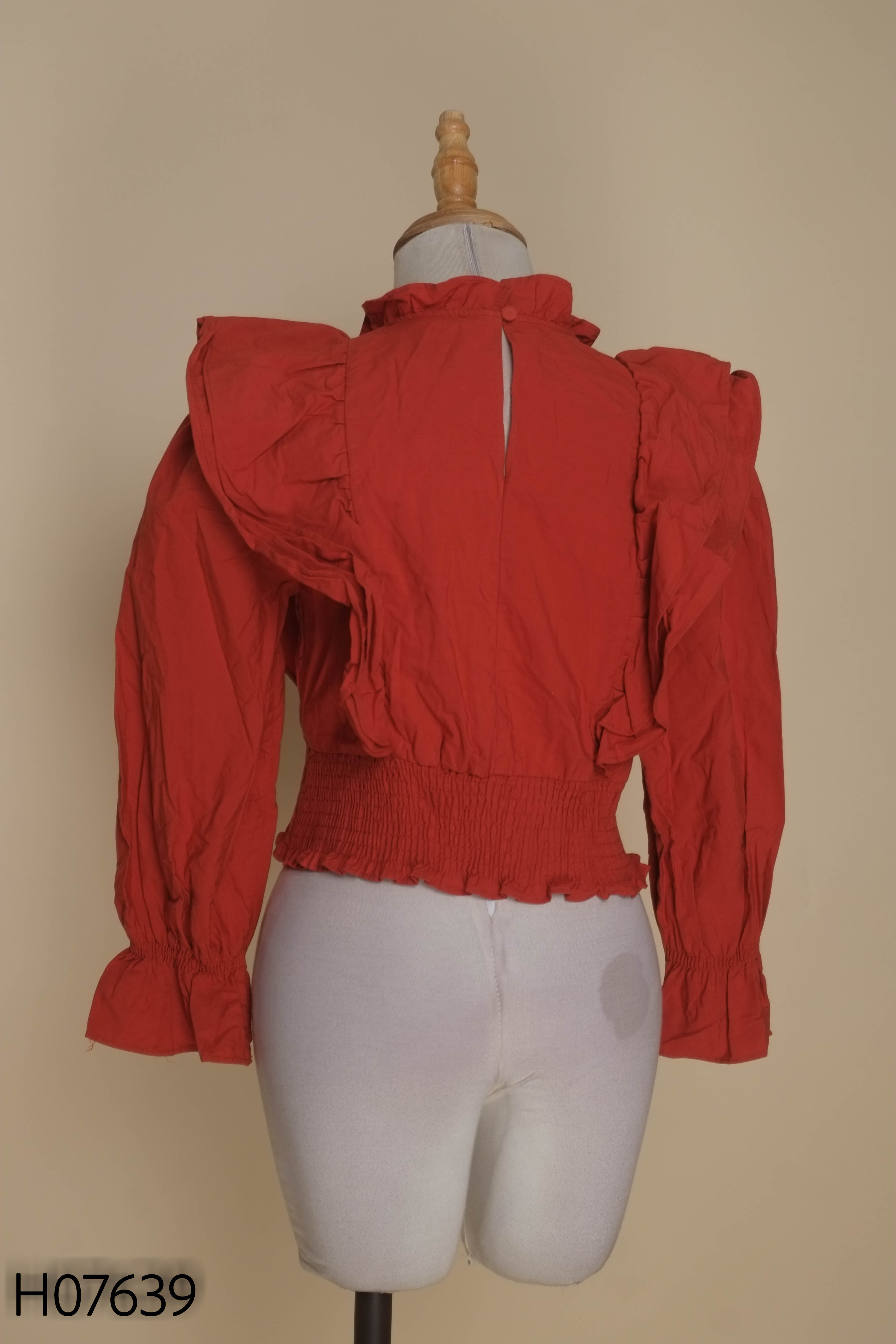 NEWTAG áo ZARA đỏ cam