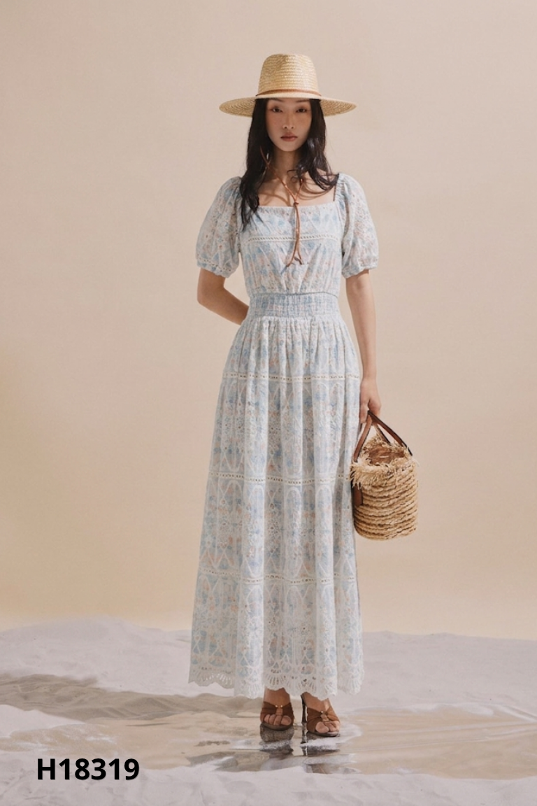 Váy DREAMLAND xanh phối nhiều màu
