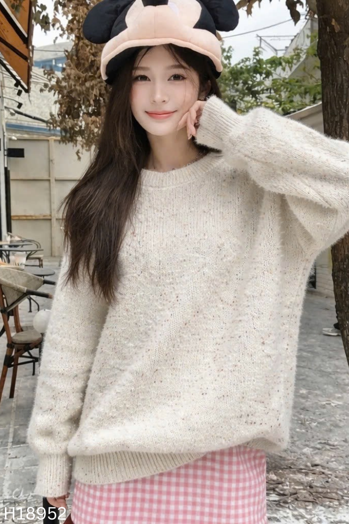 Áo len be hoạ tiết