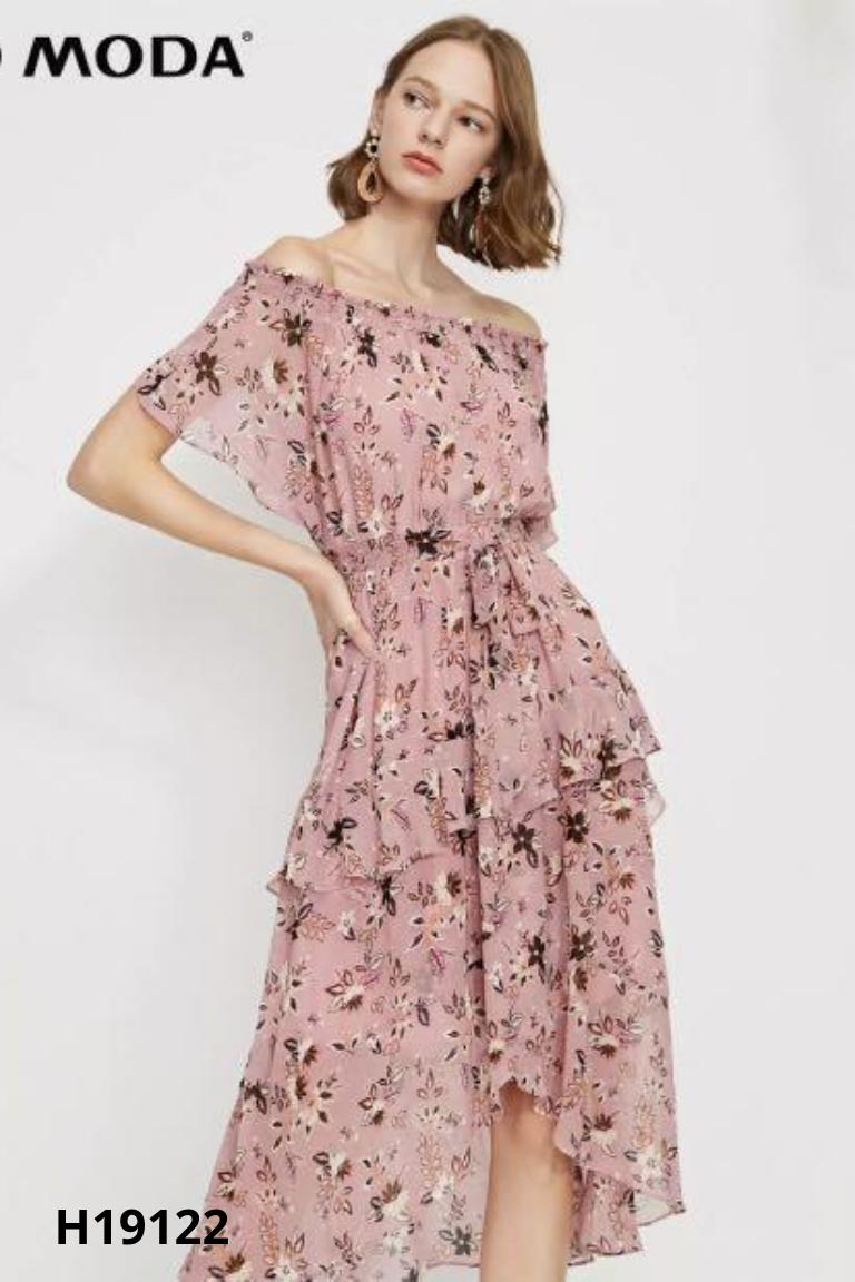 NEWTAG Váy hồng VERO MODA họa tiết
