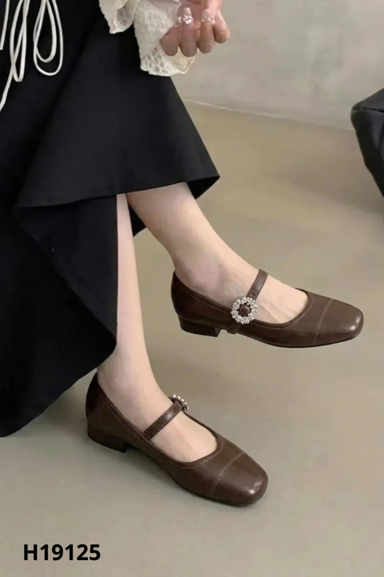 Giày da nâu DOJI&SHOES